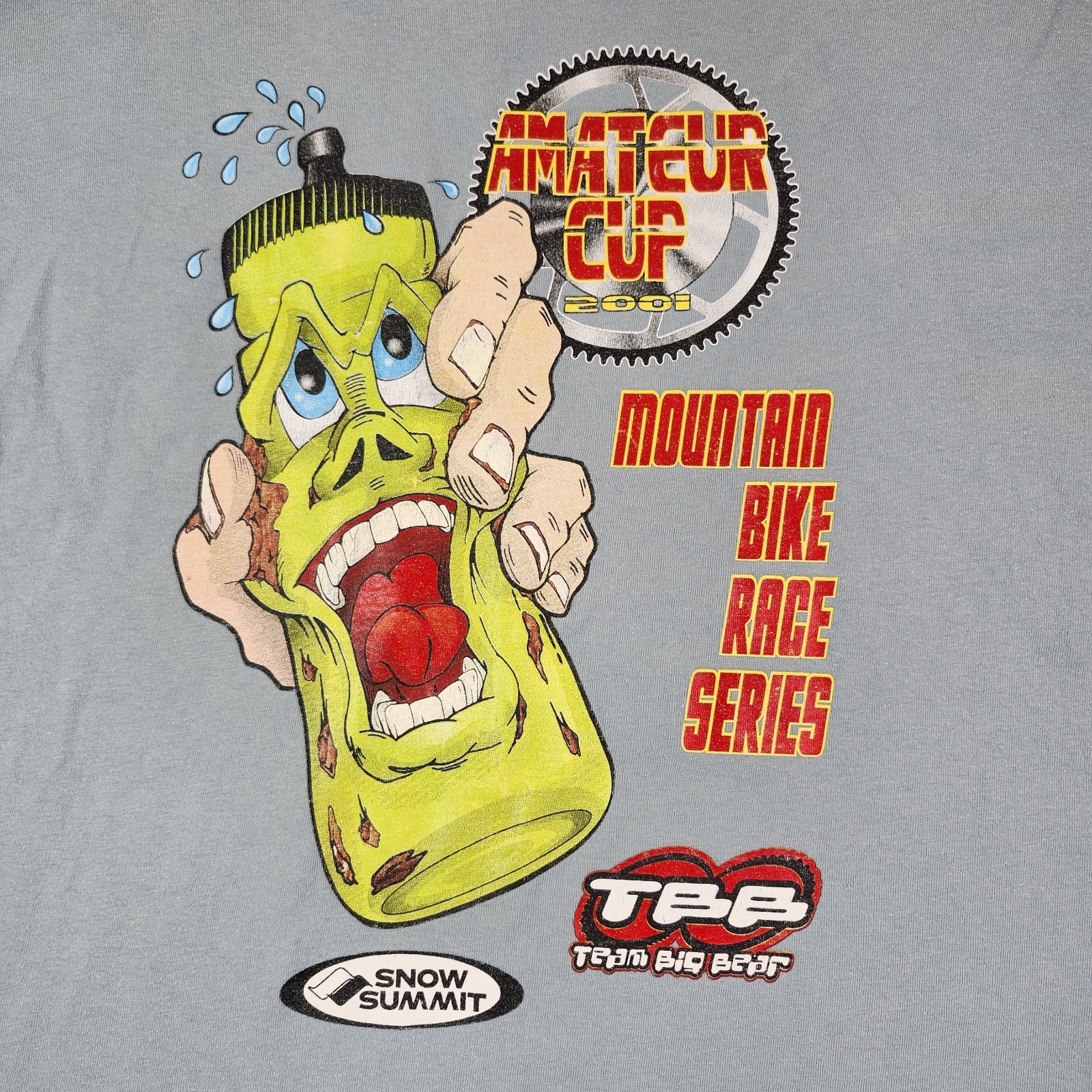 Amateur Cup Mountain Bike Race Series T-shirt 2001 Mens XL TBB Snow Summit VTG