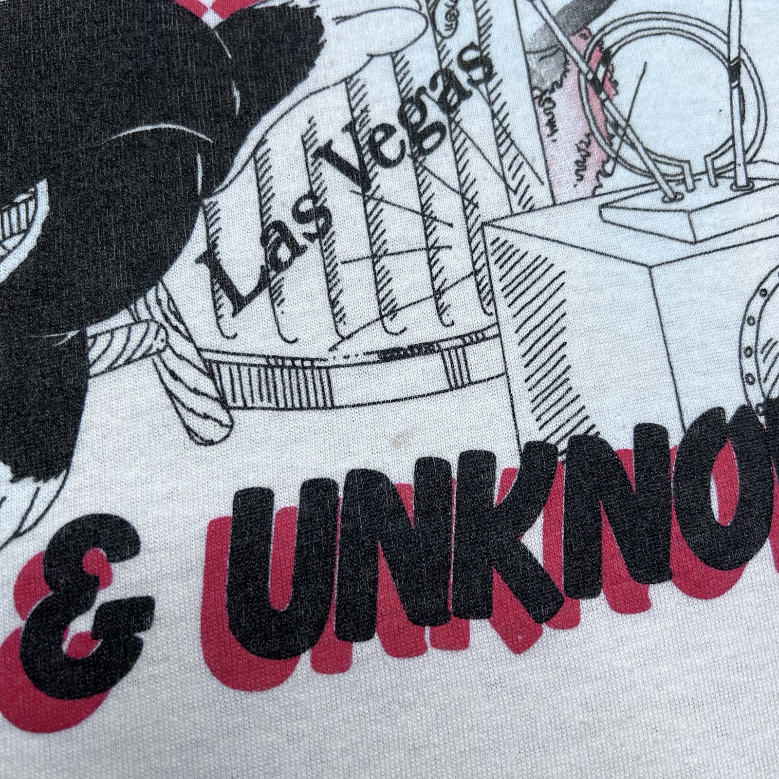 Vintage 1989 Lifestyles Of The Poor & Unknown Las Vegas T-Shirt Sz L