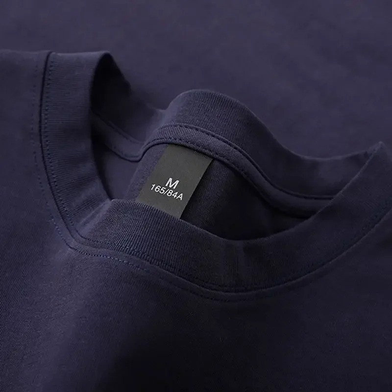 600g Heavyweight Oversized Solid Color 100% Cotton T-Shirt For Men Women