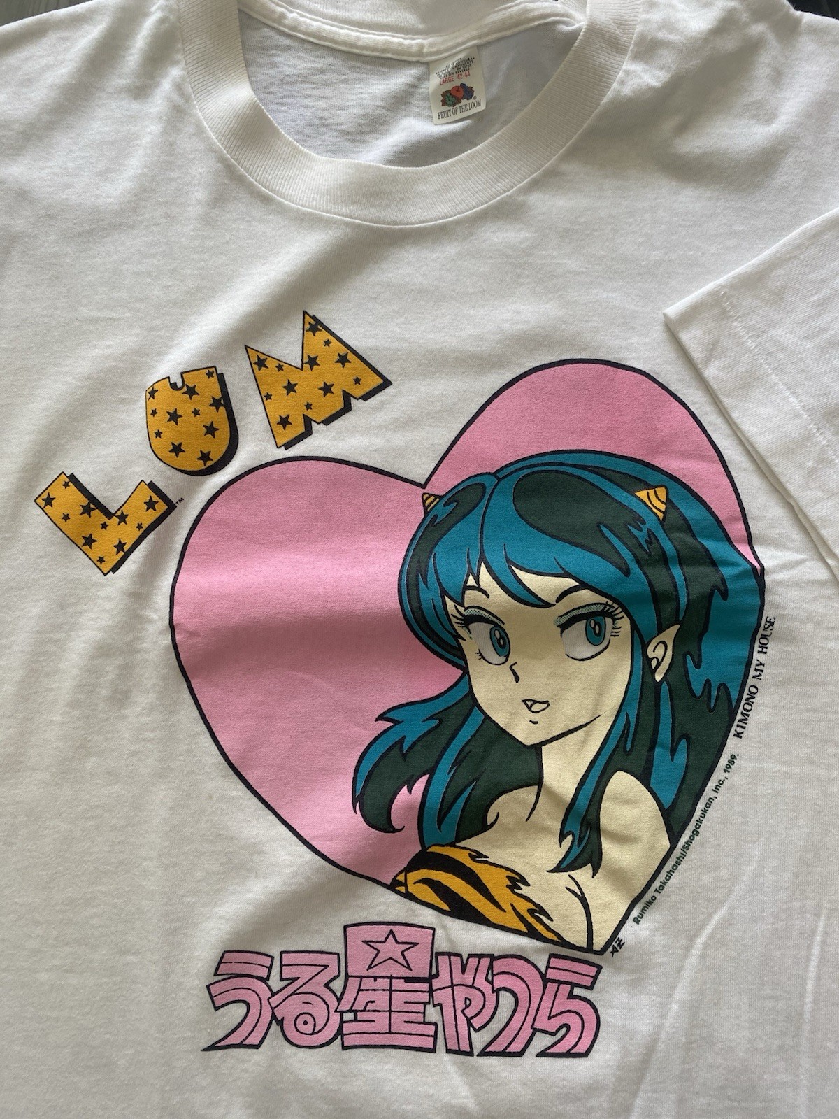 Urusei Yatsura Lum Invader T-Shirt 90s Vintage, Size Large