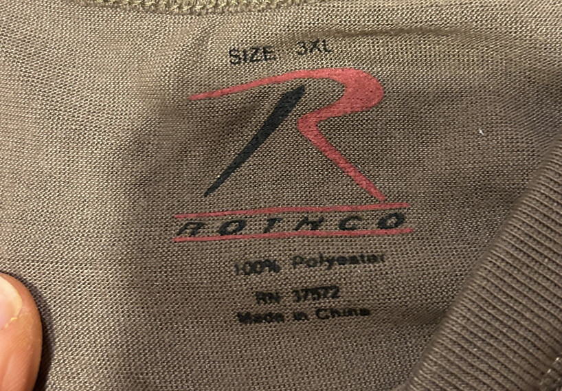 Rothco Solid Color Plain Army Military Outdoor Short Sleeve T-Shirt Tan 3XLG
