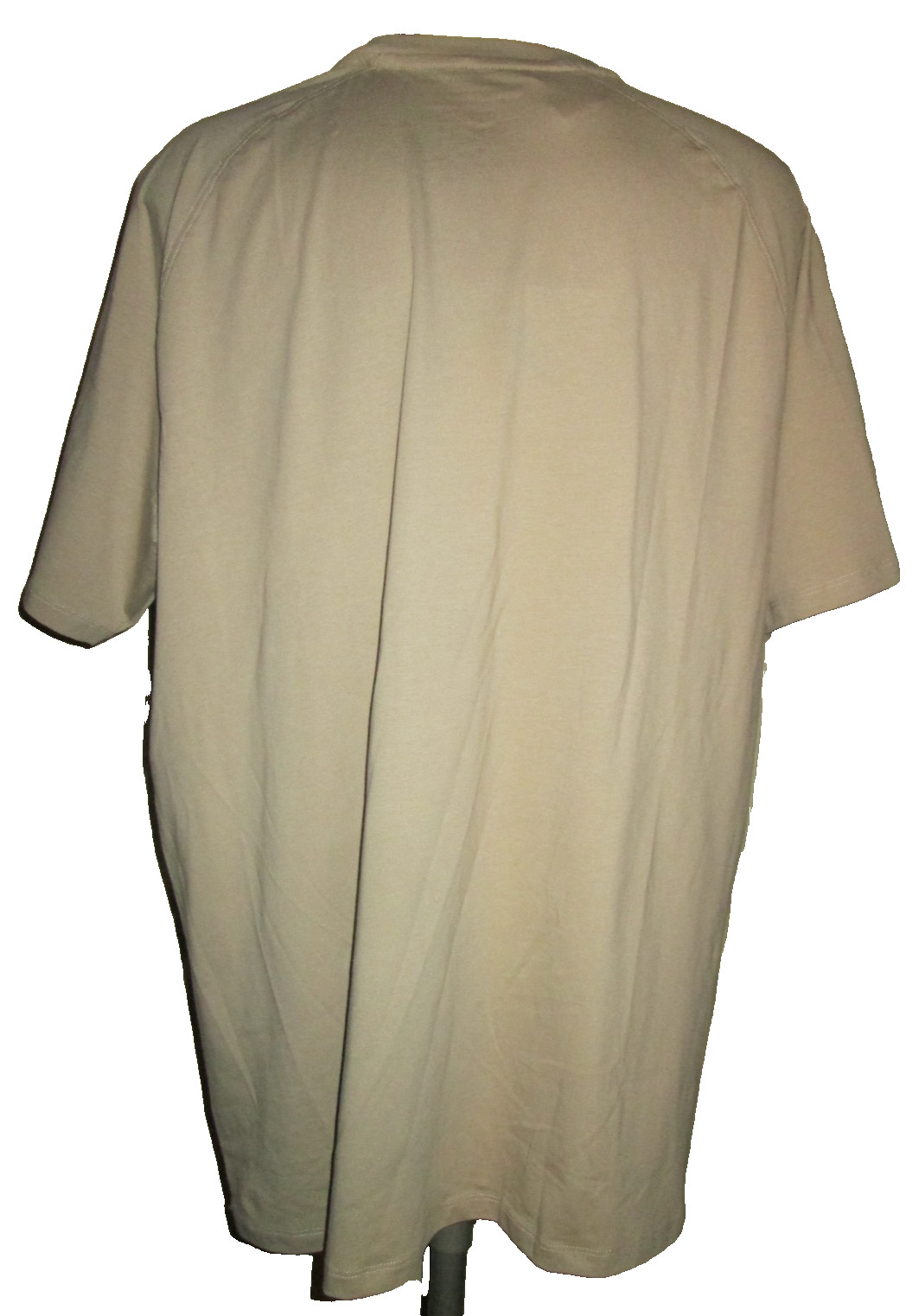 Kenneth Cole Men’s Active Tech Crew Neck Short Sleeve T-Shirt-Sz XXL-khaki-NWT