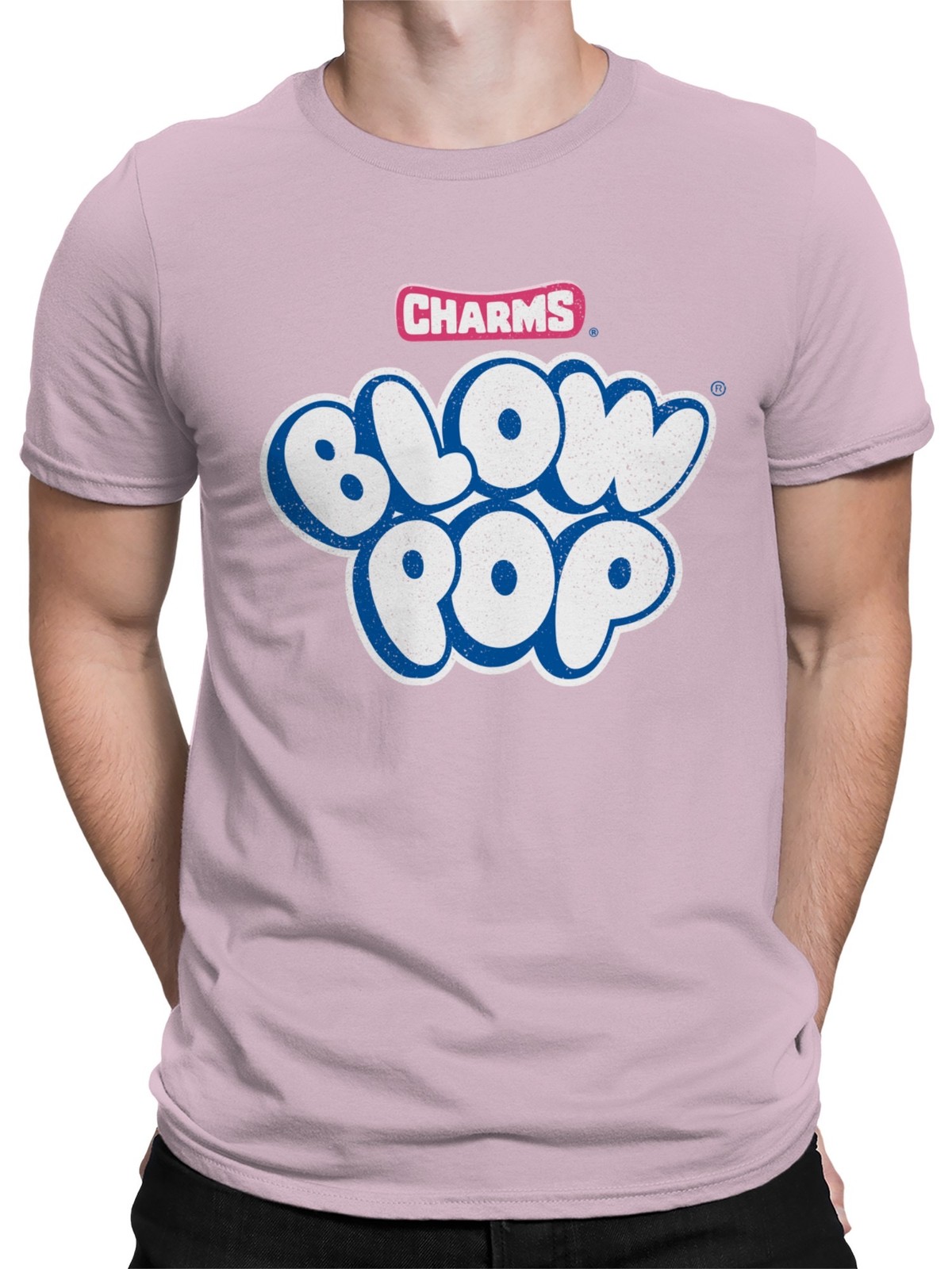 Officially Licensed Blow Pop Charms Blow Pop Candy Fun Men’s T-shirt