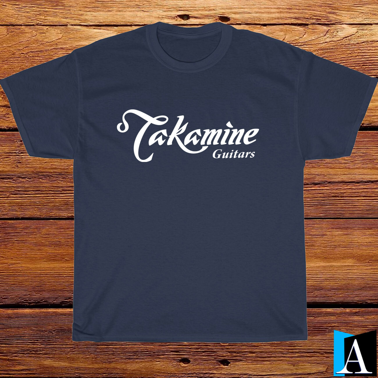 New Shirt Takamine Guitars Music Logo T-Shirt Black/White/Grey/Navy Size S-5XL