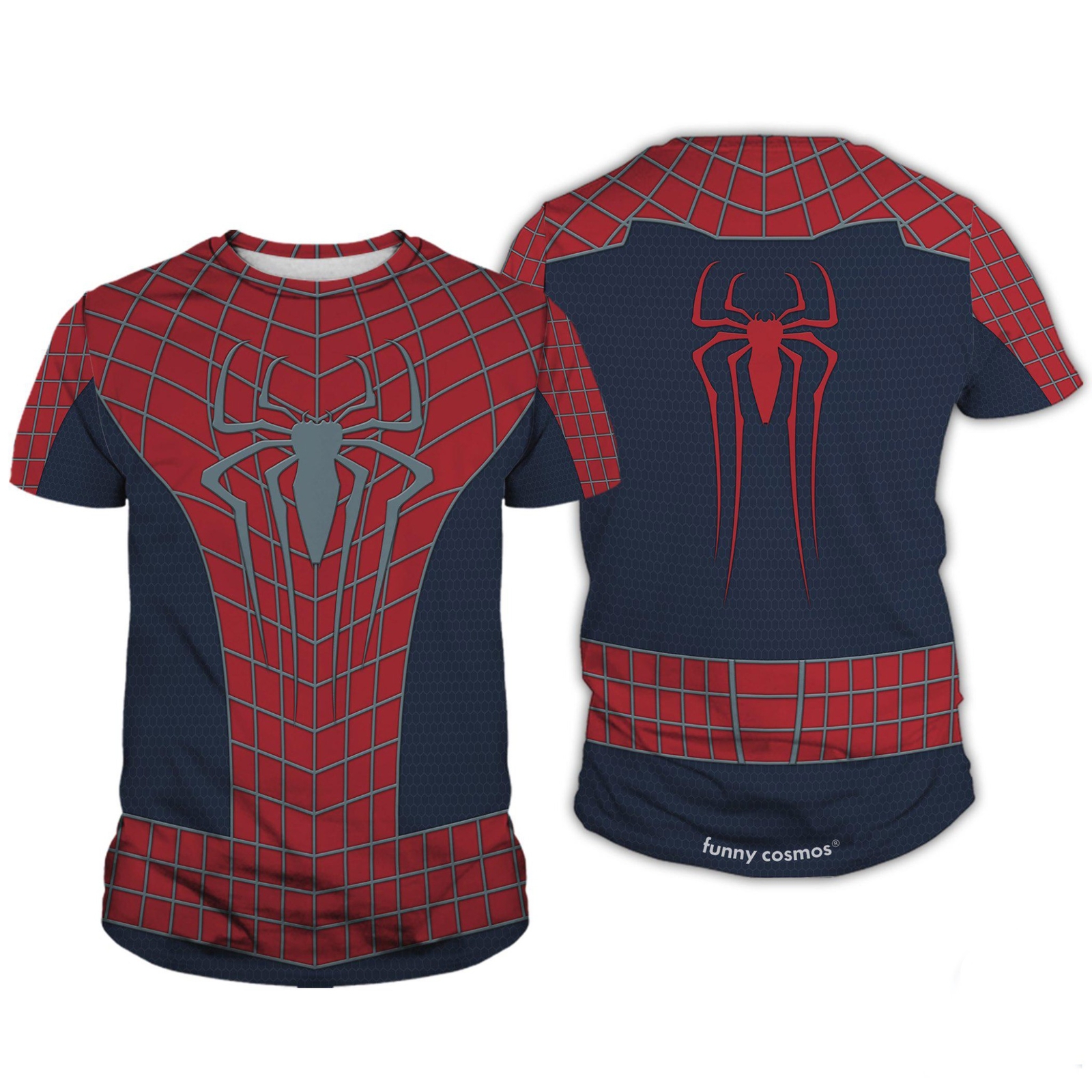 Spider Man Superhero Cosplay Costume Happy Father’s Day Tshirt 3D Printed