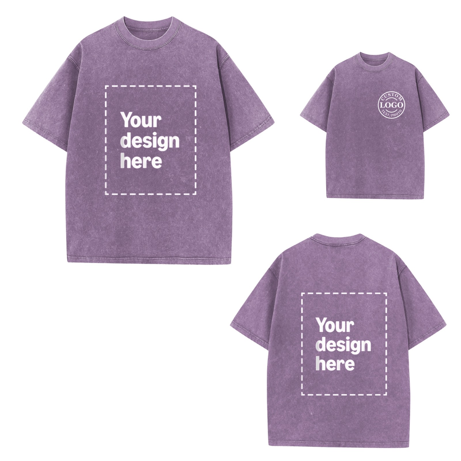 Custom Dog Mom Pet Parent Identity T‑Shirt Partial Double Sided Daily Casual Tee
