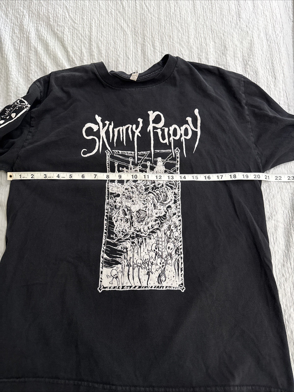 HTF Skinny Puppy Down The Socio Path Tour 2015 Shirt Long Sleeve Mens L RARE