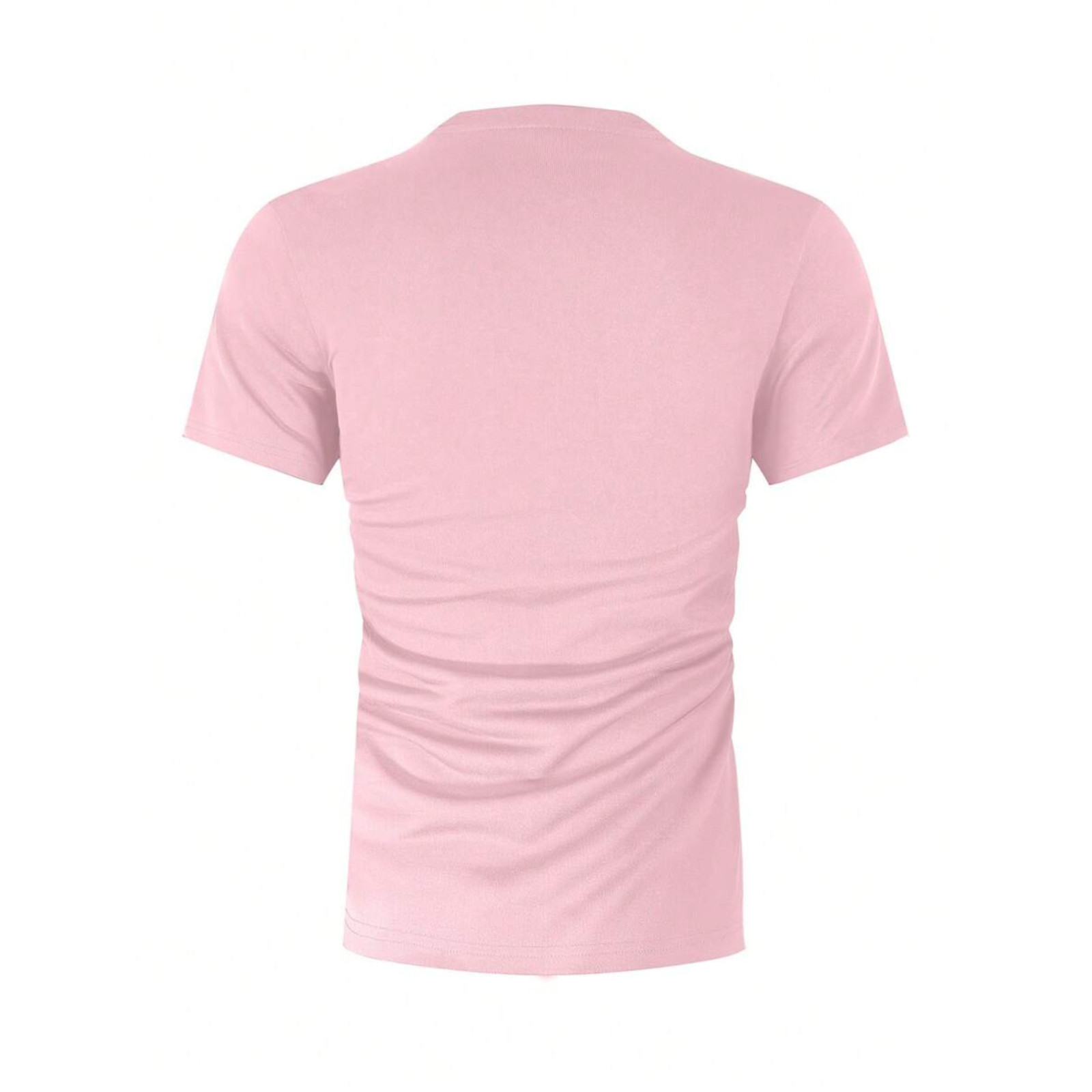T-Shirt Round Neck Short Sleeve Solid Color Simple & Fashionable Men’s T-Shirt