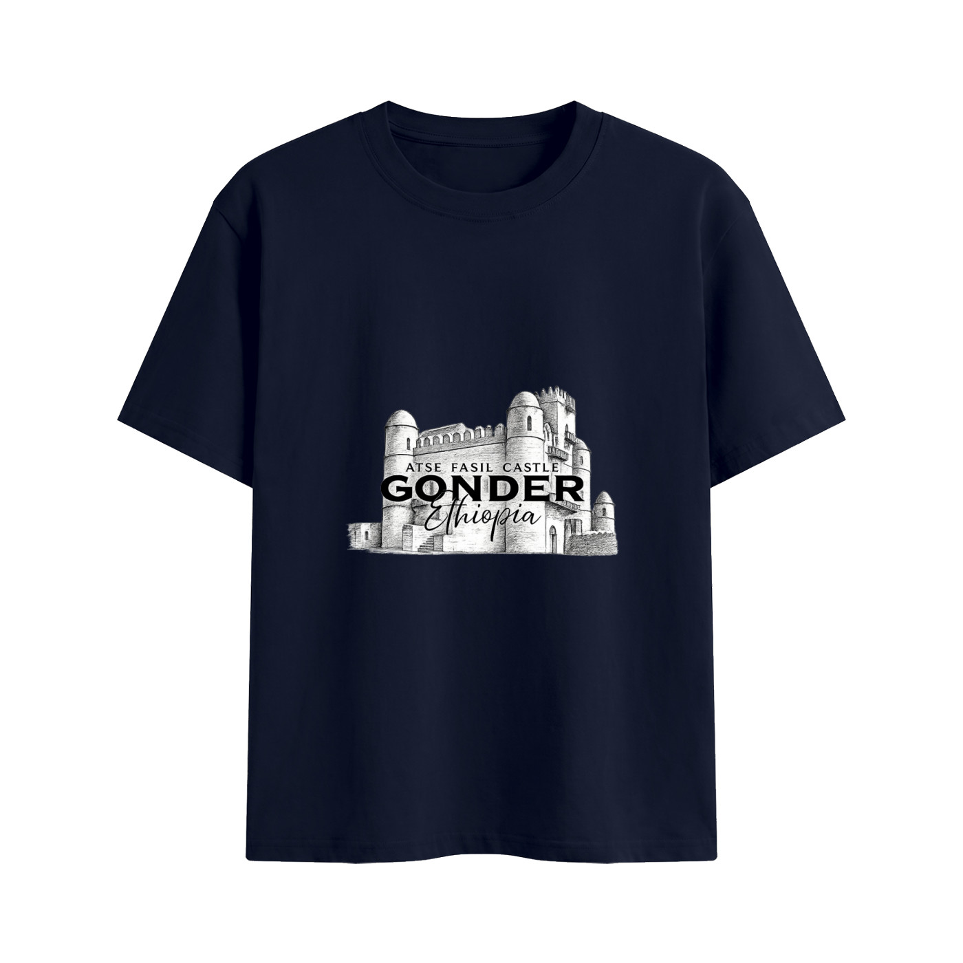 ETHIOPIAN CULTURAL PRINTED Unisex Cotton T-Shirt