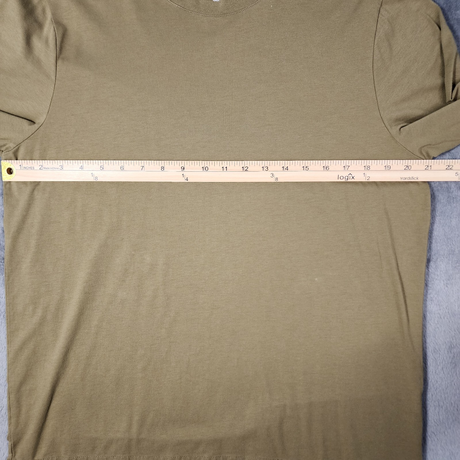Rhone Men’s Large Reign Long Sleeve Performance T Shirt Gold Fusion Anti Odor