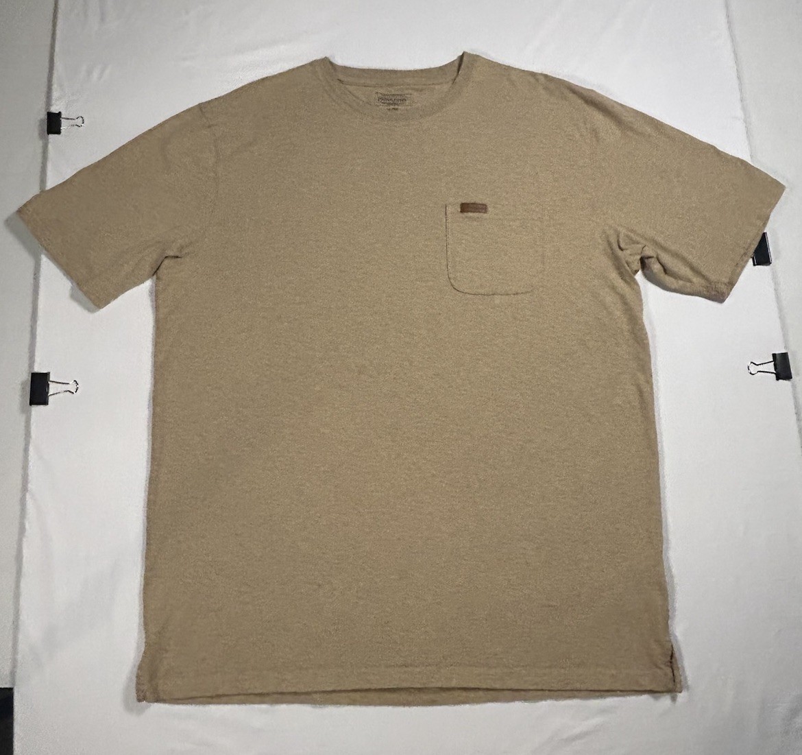 Pendleton Shirt Size XL Adult Tan Crewneck Short Sleeve Pocket Tee Mens