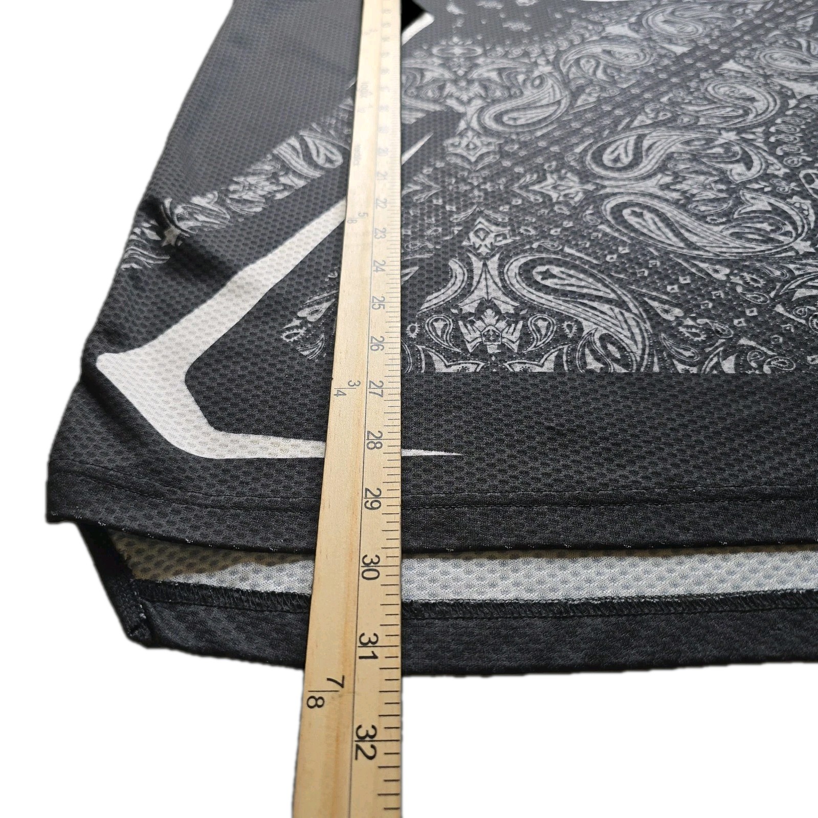 No Fear Rogue Series Motocross Jersey Mens XL Black White Paisley Y2K MX BMX