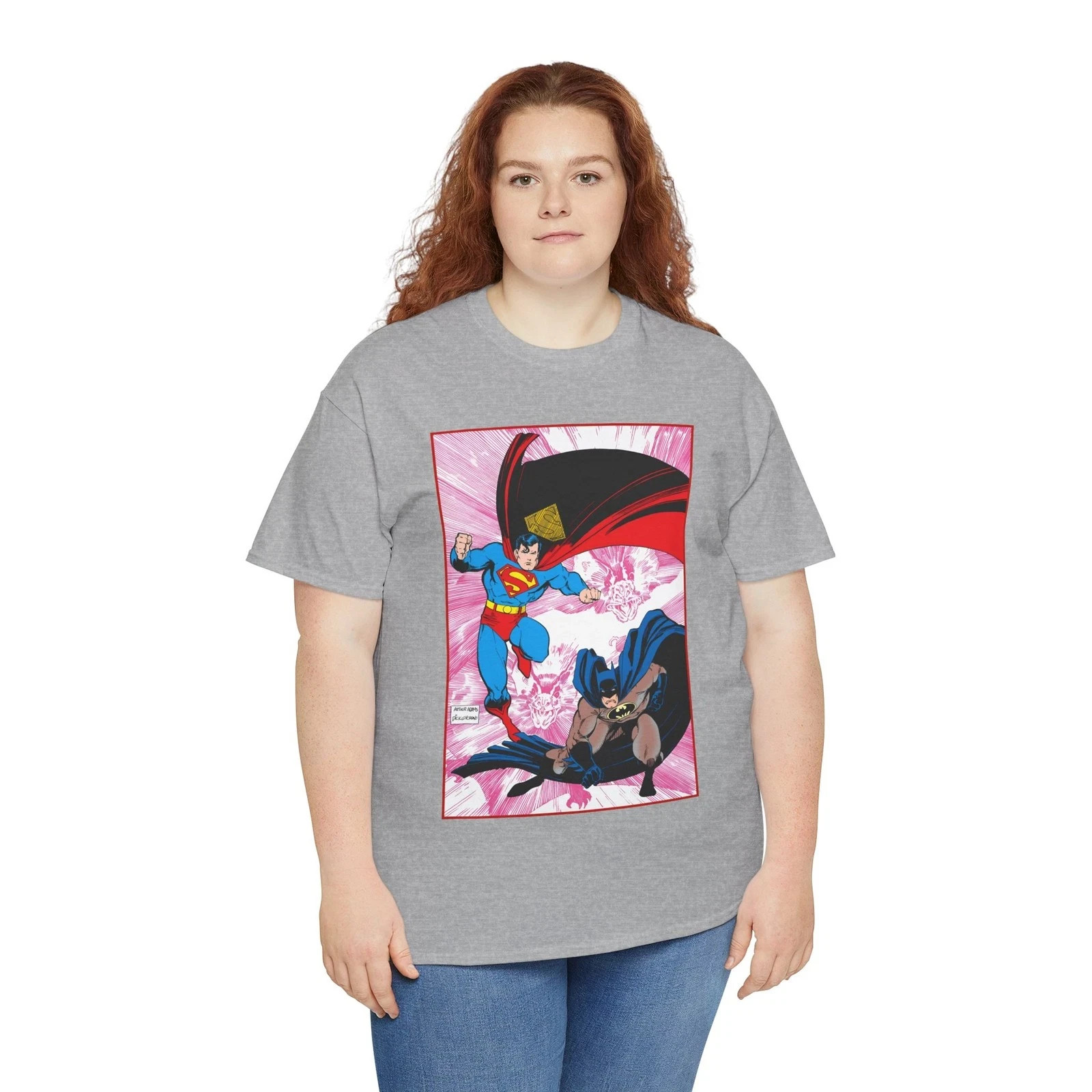 Batman & Superman T-Shirt – Arthur Adams Art – Action Comics Annual #1 Cover, DC