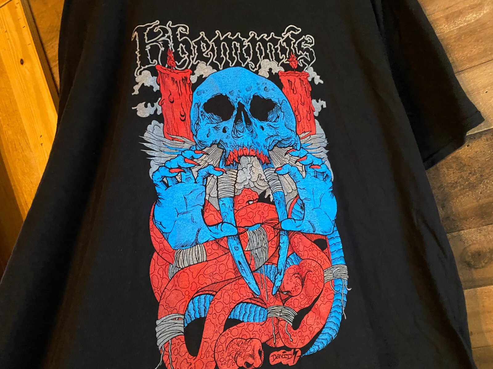Khemmis T-Shirt Adult 3XL Mens Doom Metal Music Band Big Print Cotton Tee Gildan