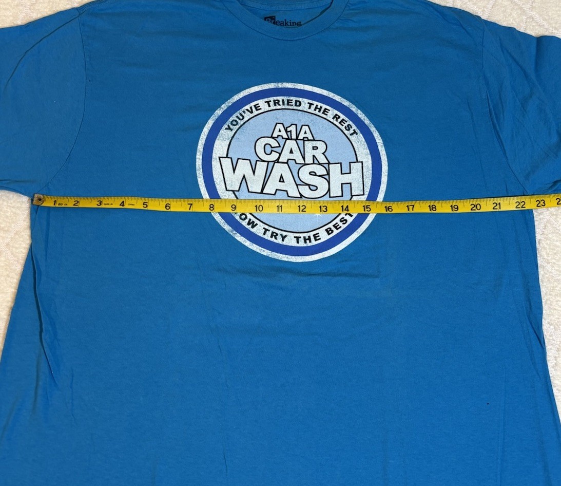 Breaking Bad 2013 Official TV Show A1A Car Wash Shirt Men’s Size 2XL