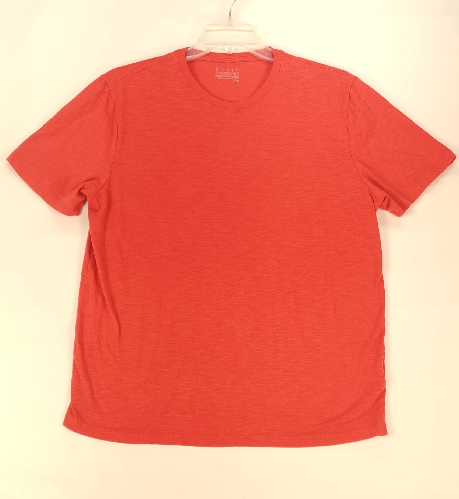 Basic Editions Orange T Shirt Large