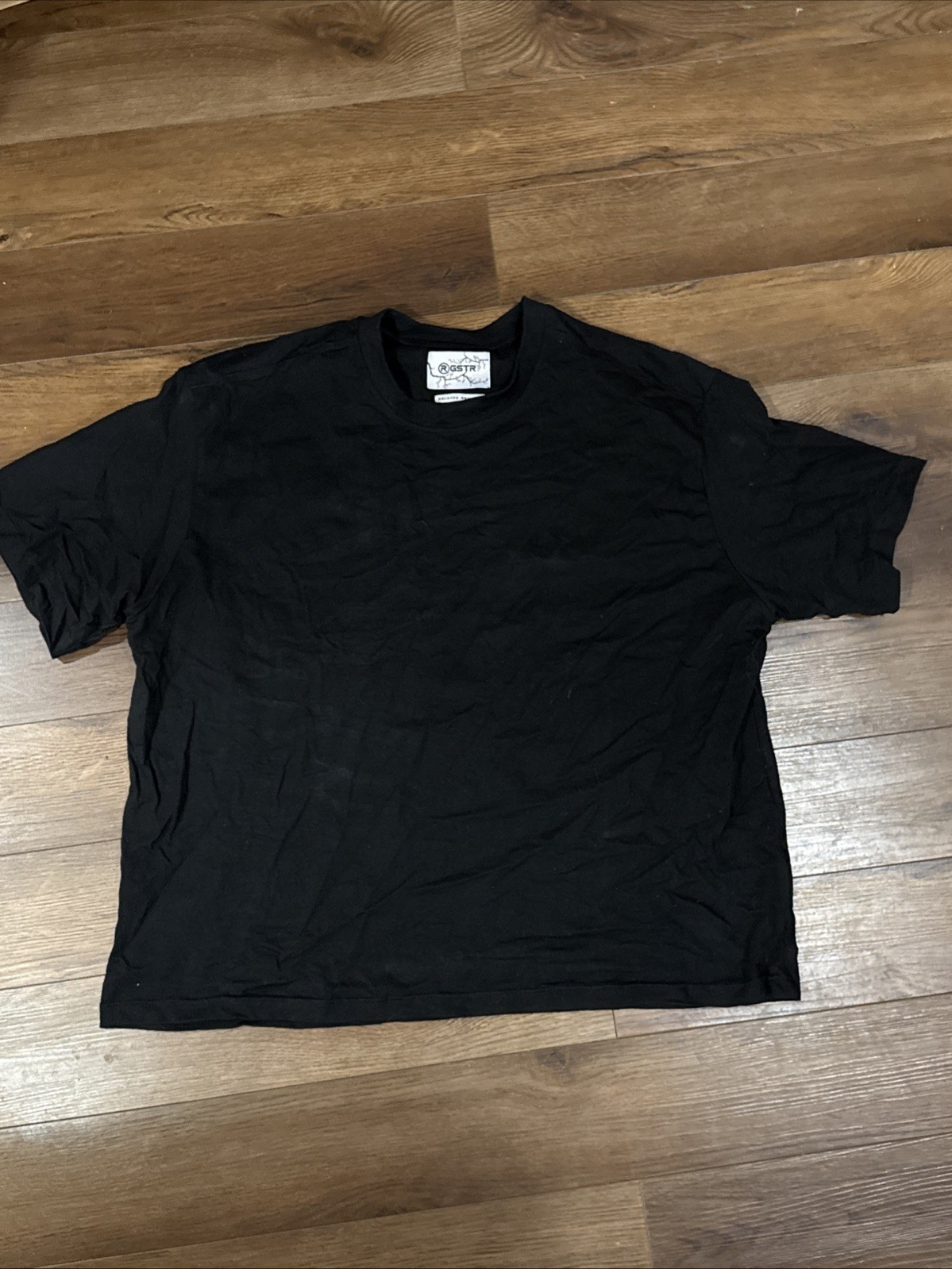 G-Star Raw Black Relaxed Boxy Fit Short Sleeve Tshirt Mens Size X-Large EUC