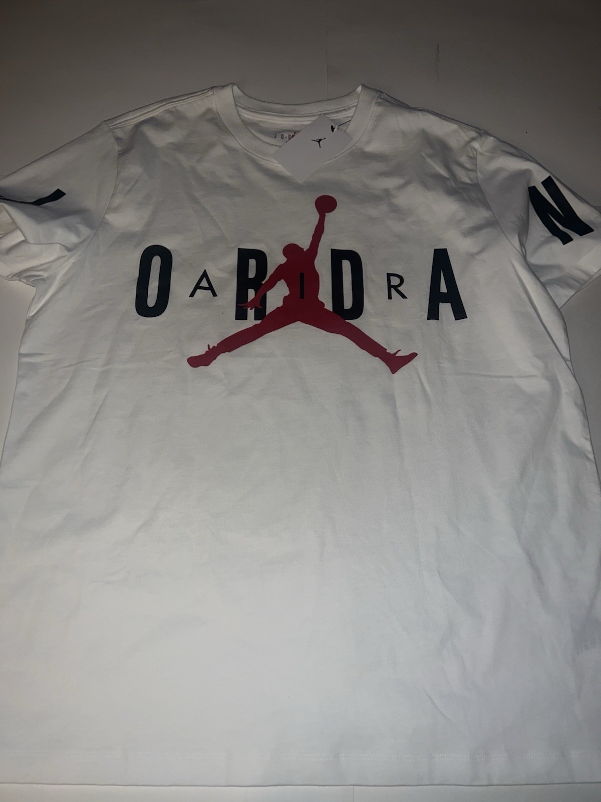Air Jordan Men’s Stretch White T-Shirt Sz M-XXL $40 DV1445-100 NEW