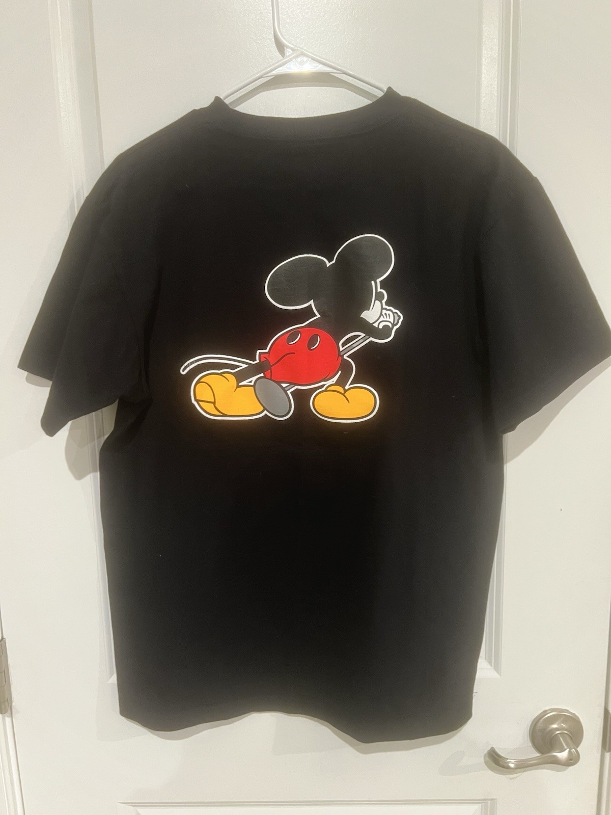 New Disney Number Nine Sz 3 – Med – Vedder Mickey Black TShirt, Tokyo Colab 2000