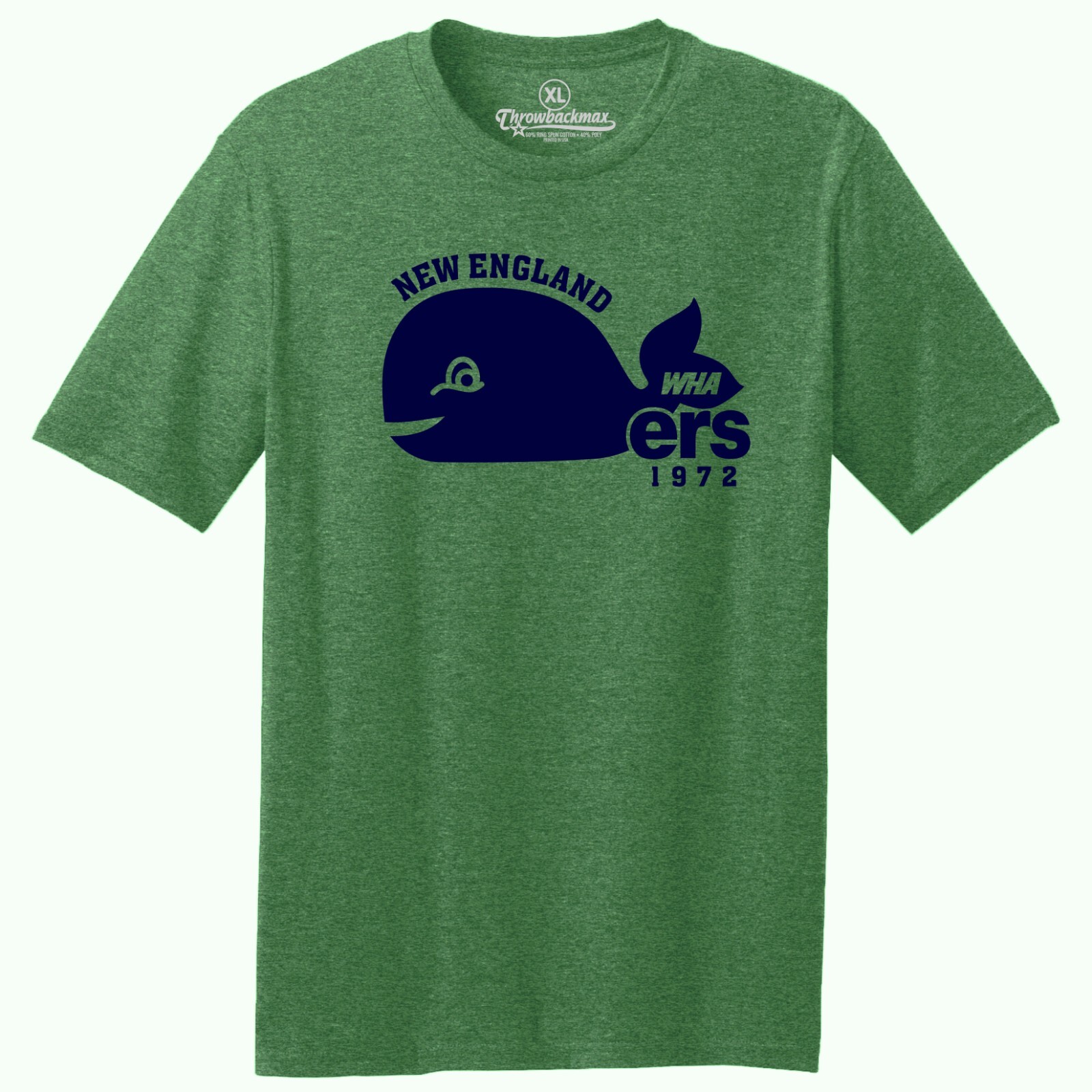 New England Whalers 1972 “Big Whale” Hockey TRI-BLEND Tee Shirt