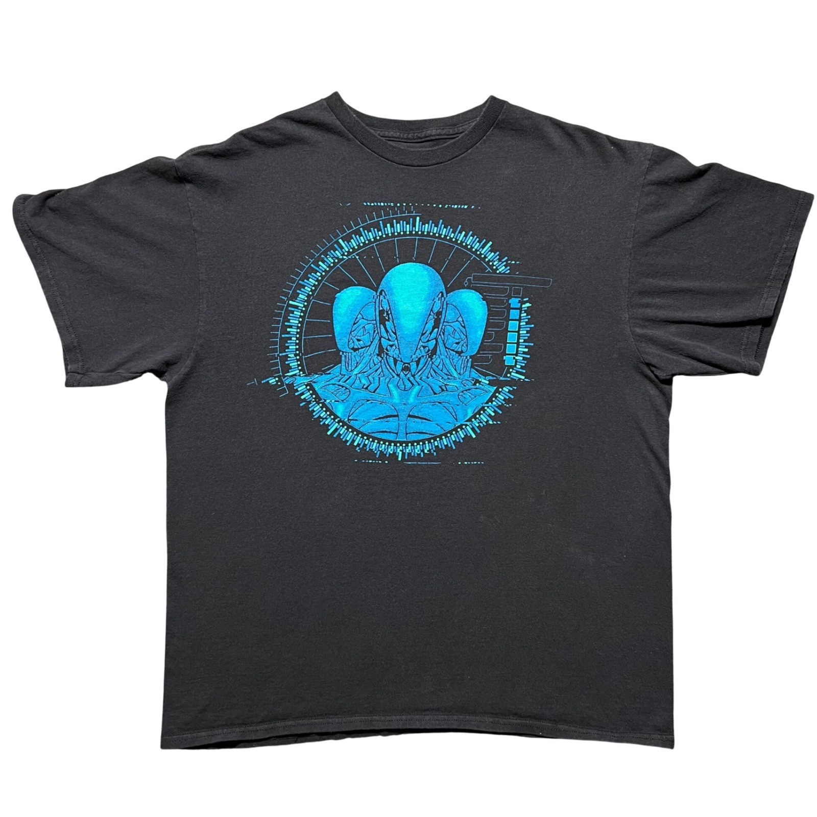 Westworld HBO Promo T Shirt Mens Large L Black Blue Drone Host Cyberpunk Sci Fi