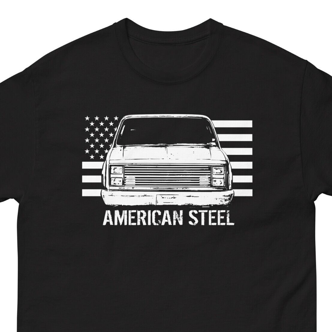 Squarebody C10 T-Shirt, Square Body Tshirt, American Steel 80s Pickup