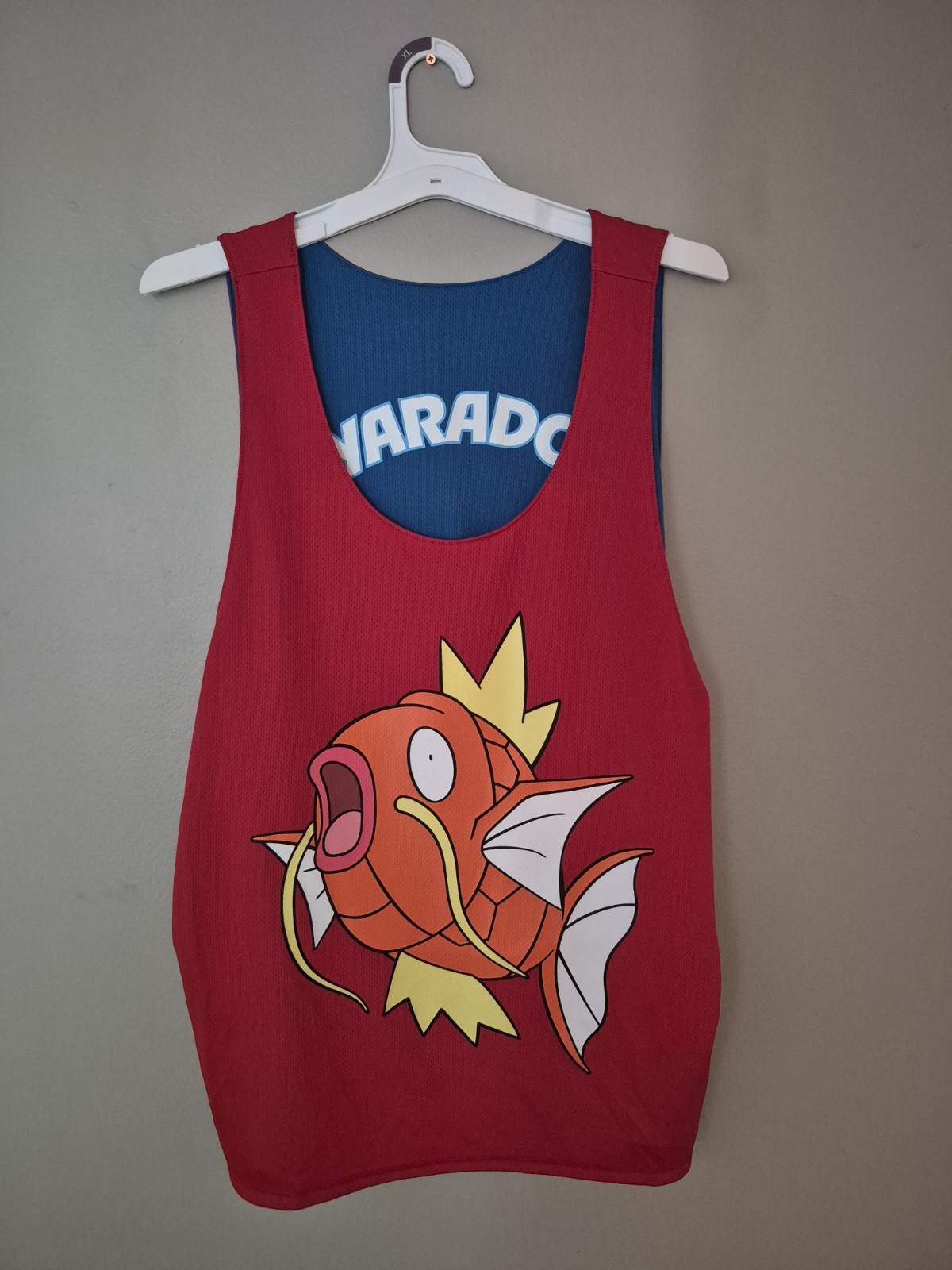 Pokemon X Target Magikarp Gyarados Reversible Jersey – Adult XL