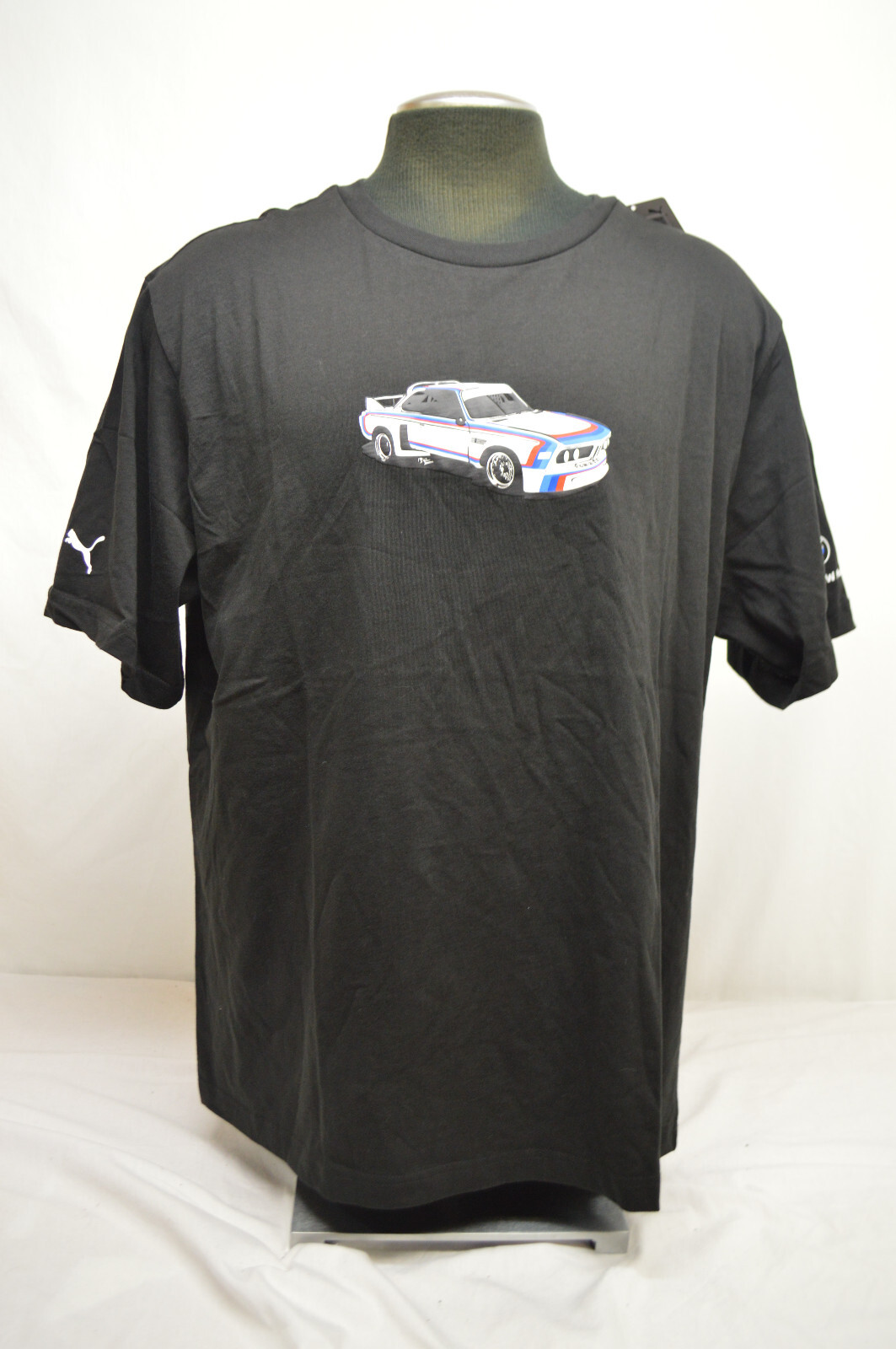NEW Puma BMW M Motorsport MMS Statement T-Shirt Men Black 53413001 Size 2XL NWT!