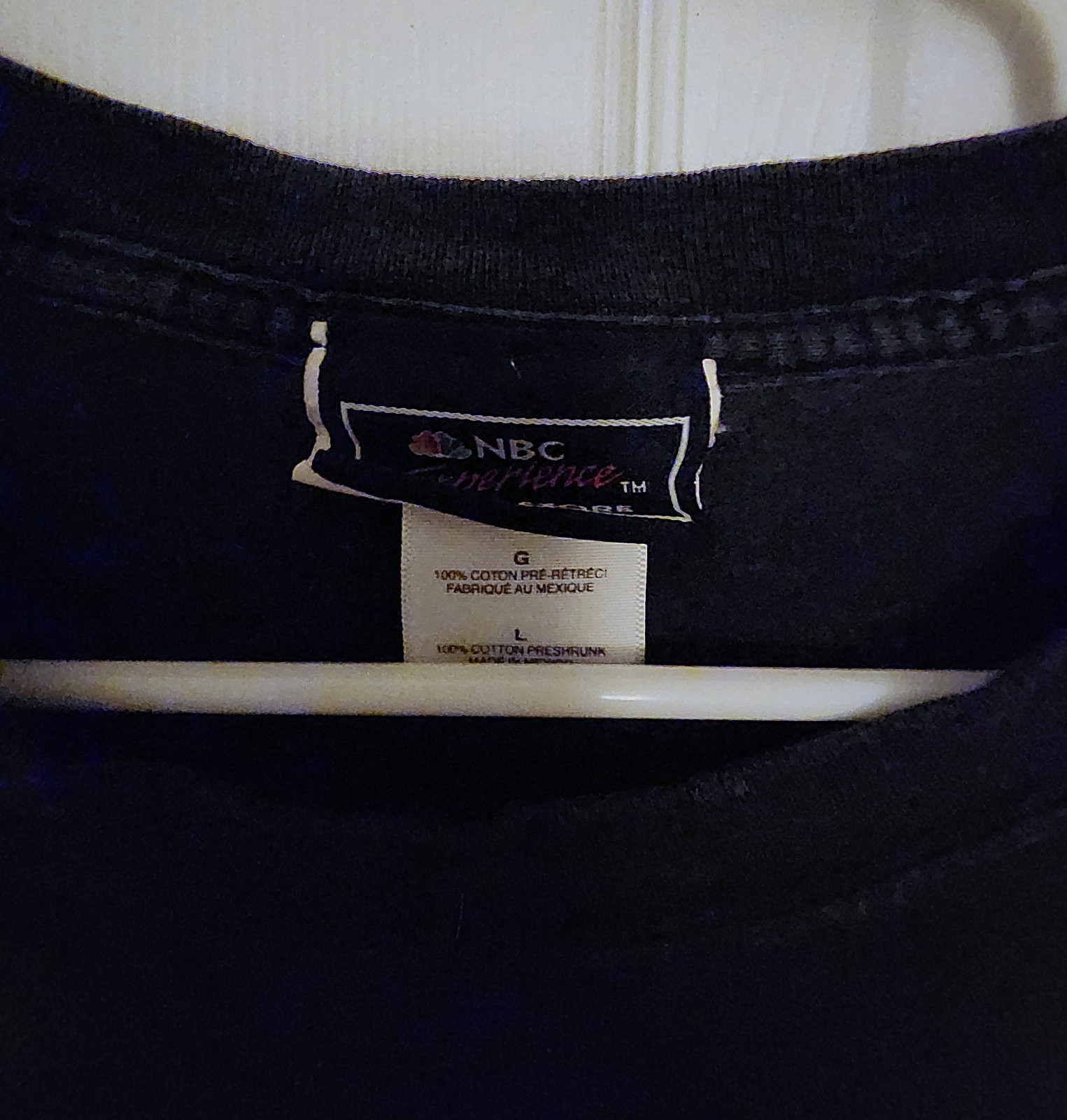 VINTAGE The Apprentice Shirt Adult L Black You’re Fired Donald Trump NBC Store