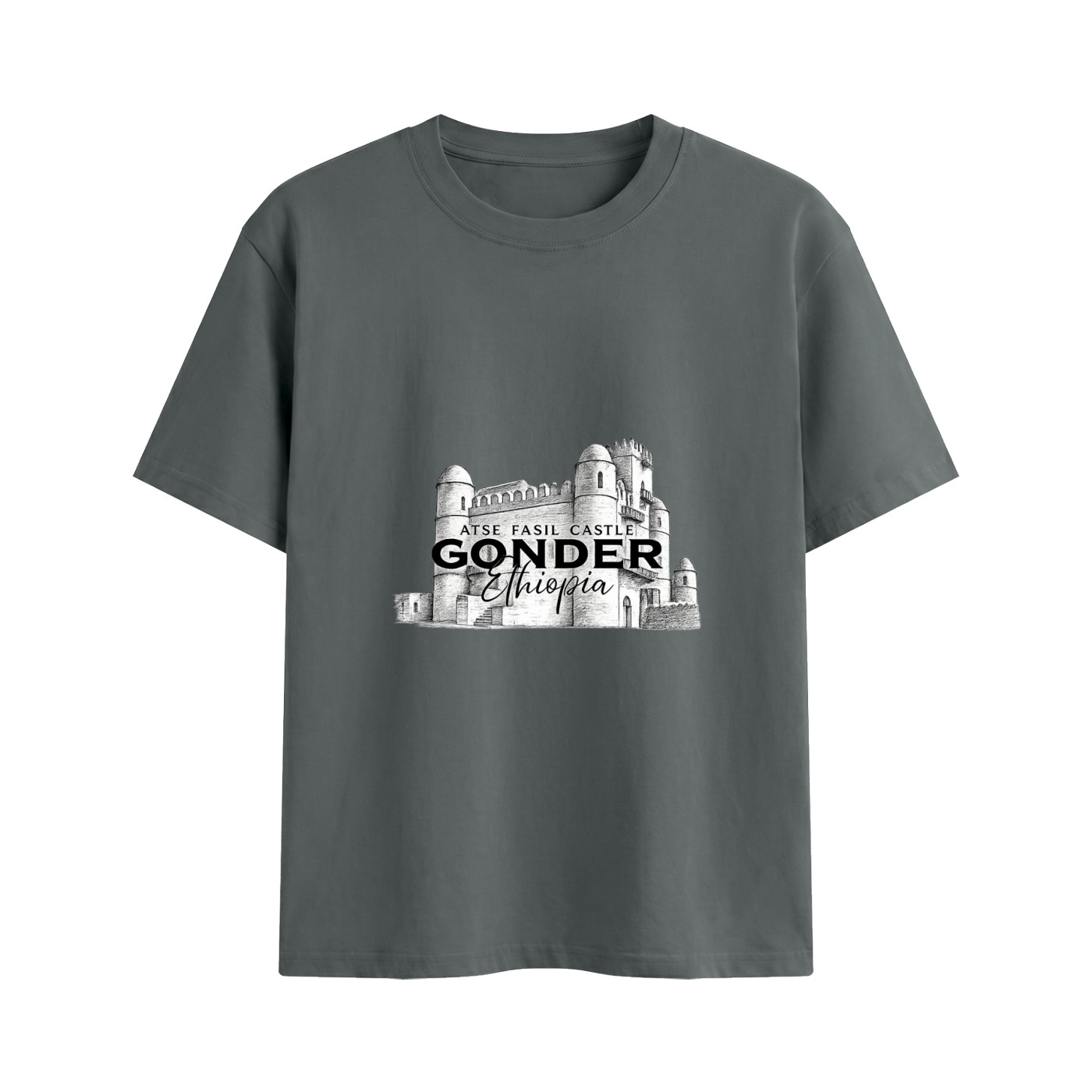 ETHIOPIAN CULTURAL PRINTED Unisex Cotton T-Shirt