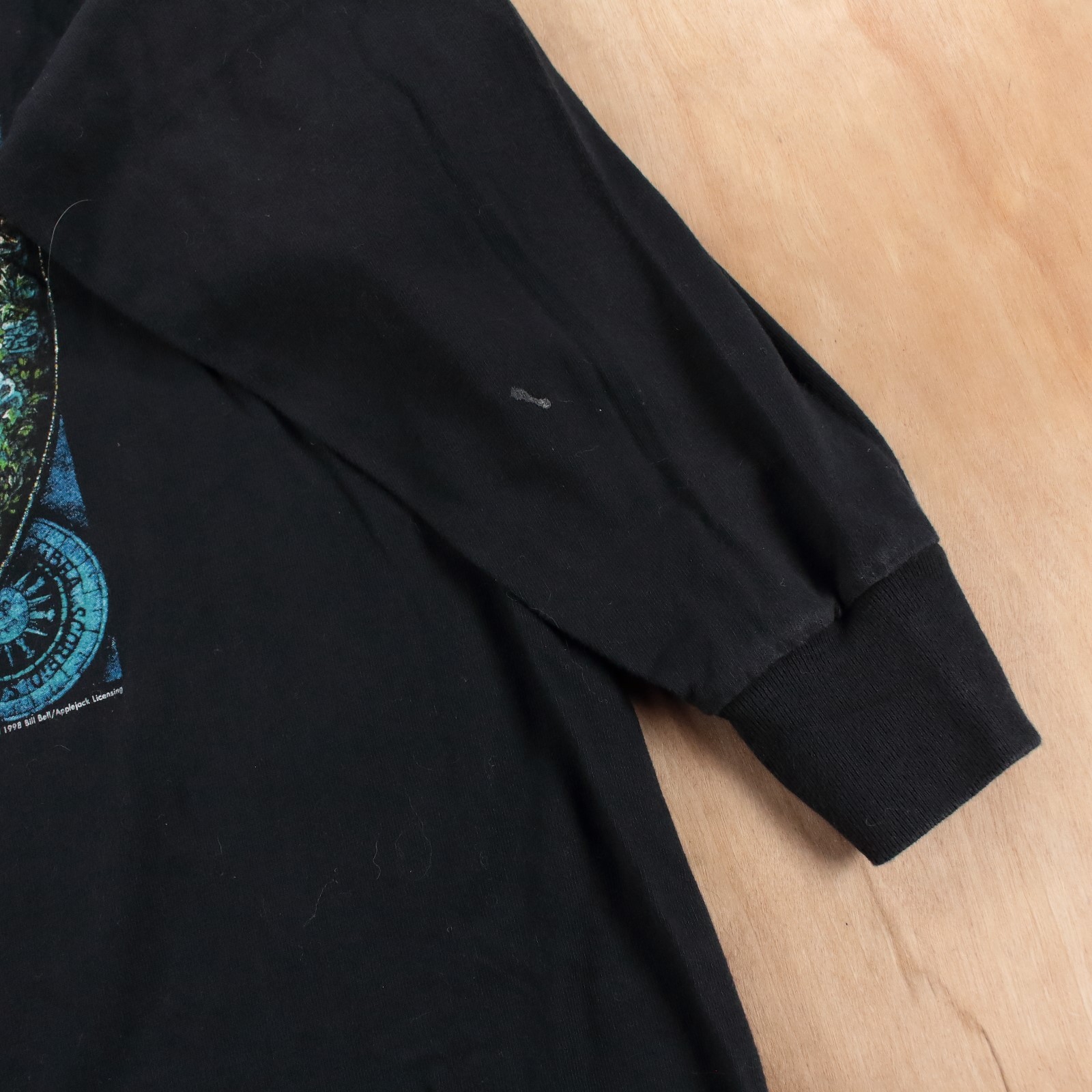 Humanitees Bill Bell 1998 fantasy wizard astrology t-shirt XL vtg 90s art tee