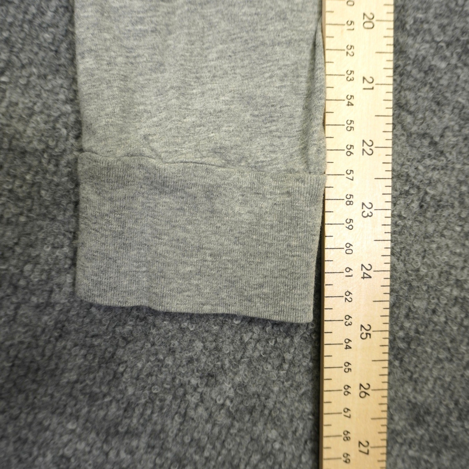 Polo Ralph Lauren Hoodie Mens Large Gray Lightweight T-Shirt Pony Preppy Shirt