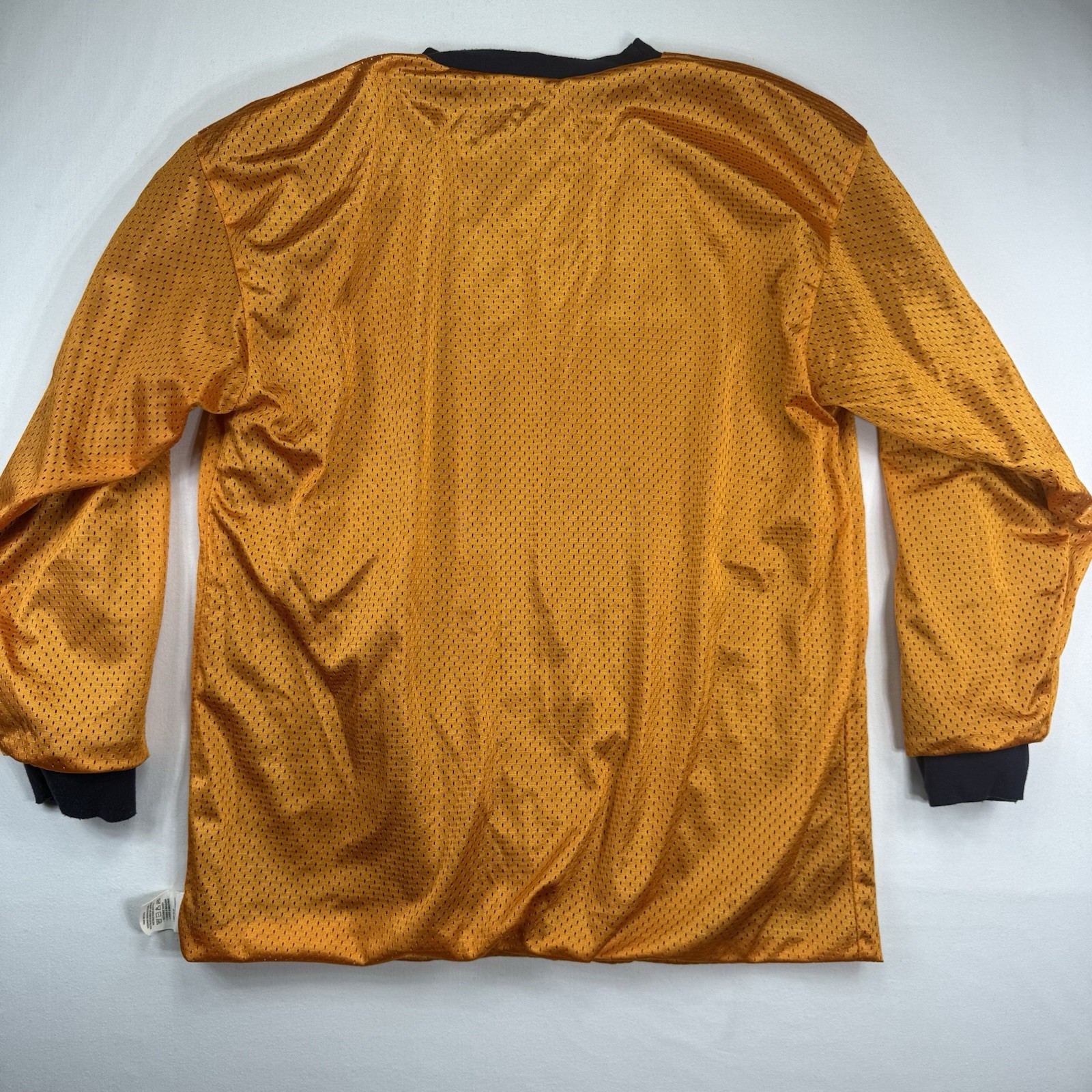 Y2K Fox Racing Shirt Mens Large Orange & Blue Reversible Mesh Moto MX Jersey