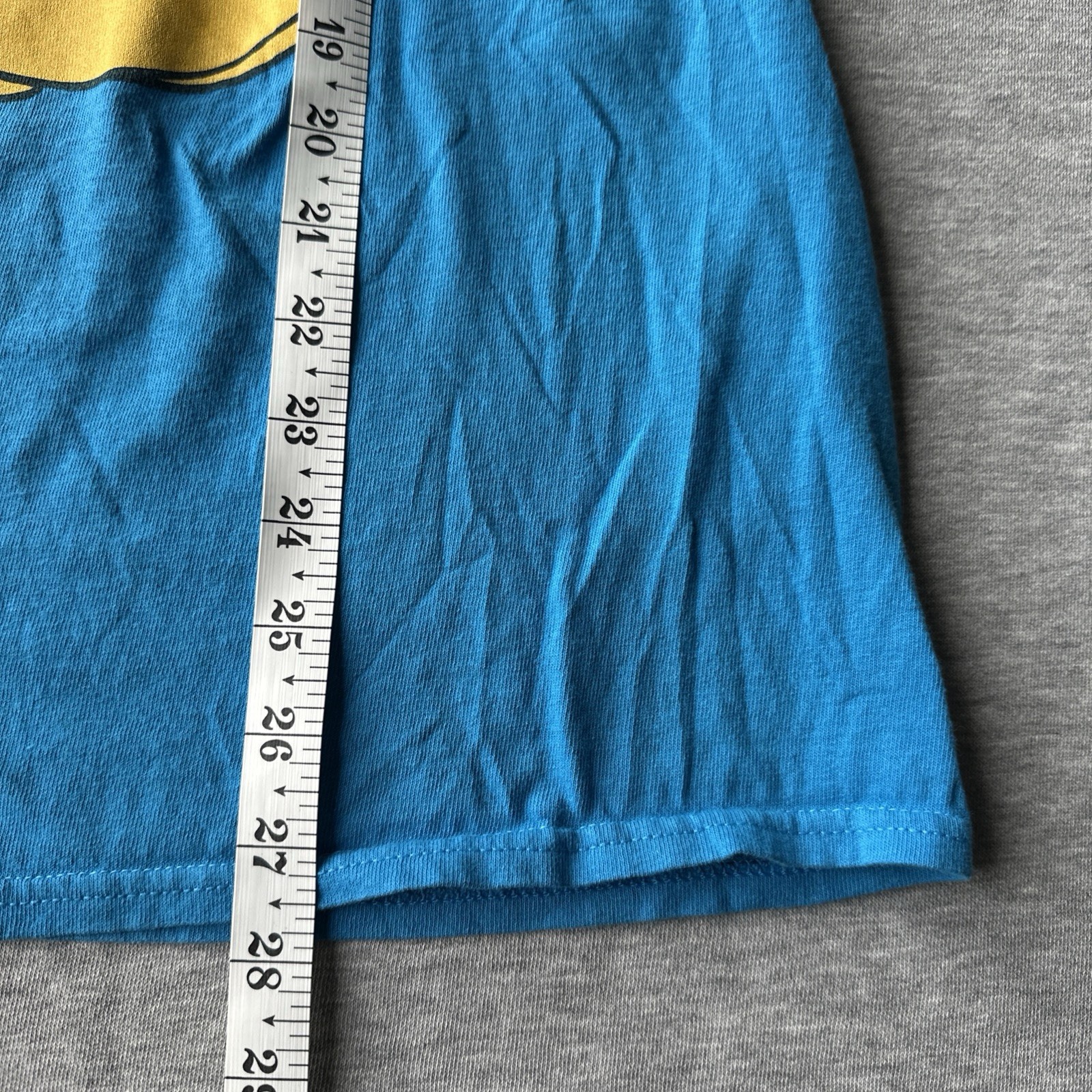 Vintage Disney T Shirt Size M 100% Cotton Light Blue Color