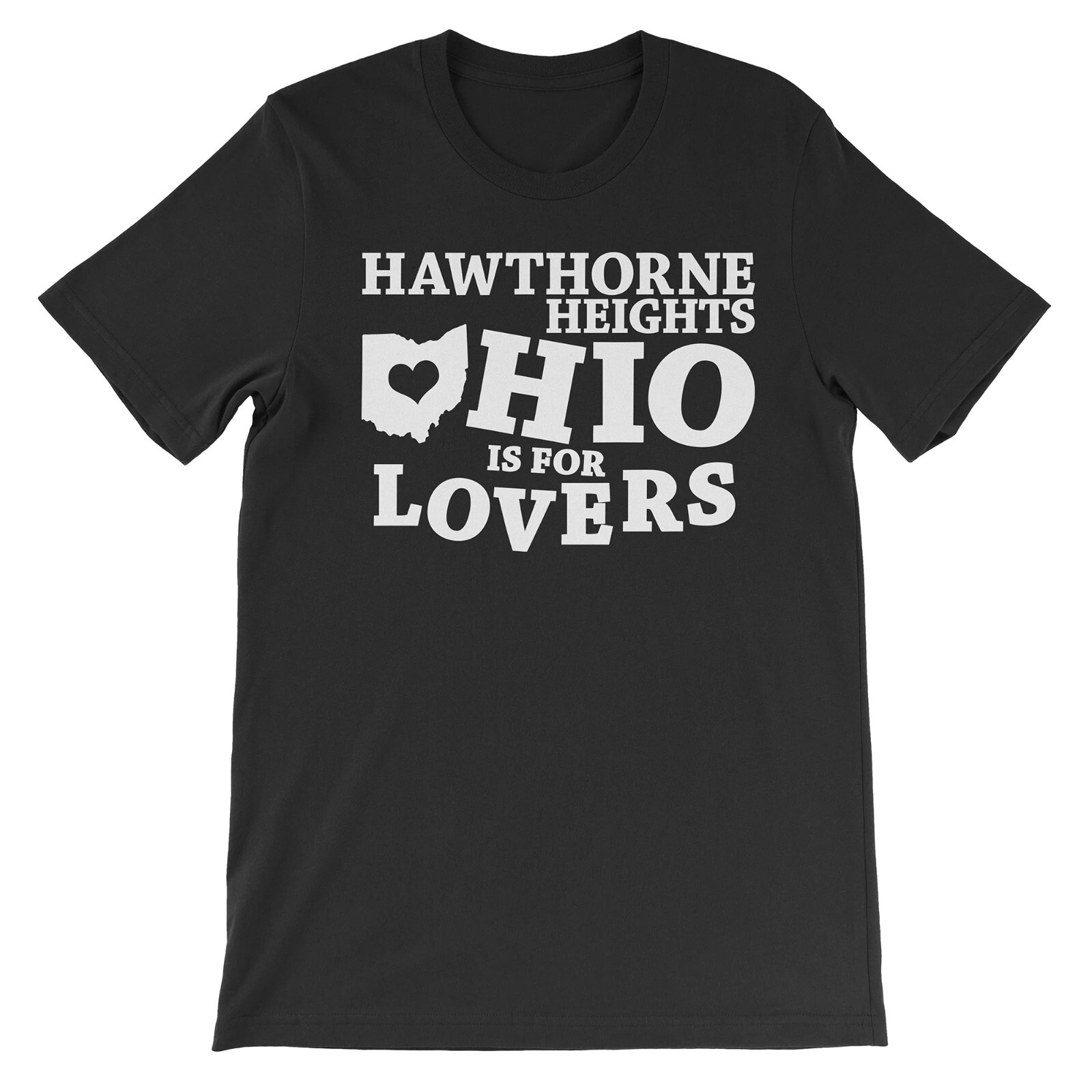 Hawthorne Heights Ohio Is For Lovers T-Shirt Black Cotton All size S-5XL