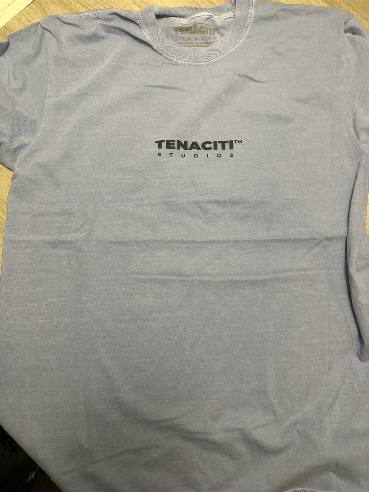 Tenaciti Studios Men’s Streetwear Shirt Blue Size Large