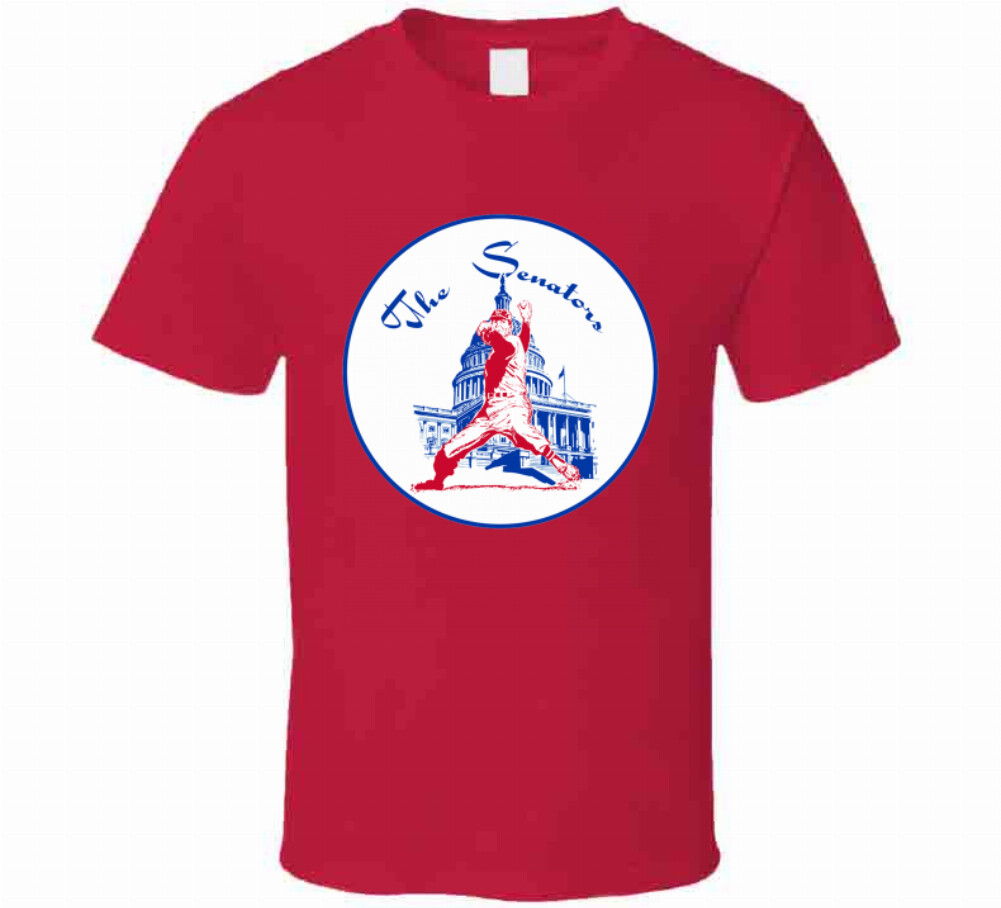 Washington Senators Retro Baseball Team Fan T Shirt