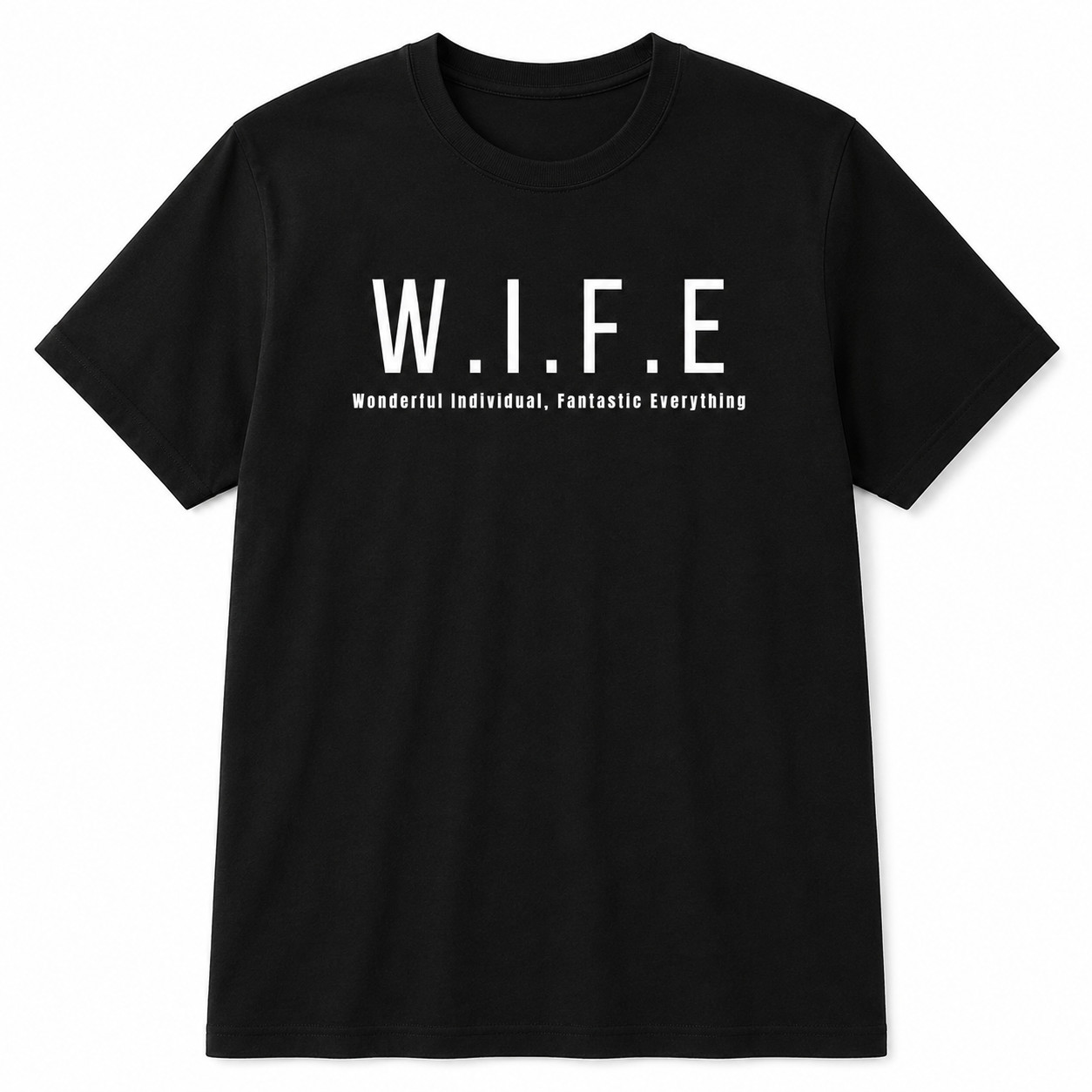 Wife T Shirt Funny Black Letter Graphic Tee Anniversary Gift for Her