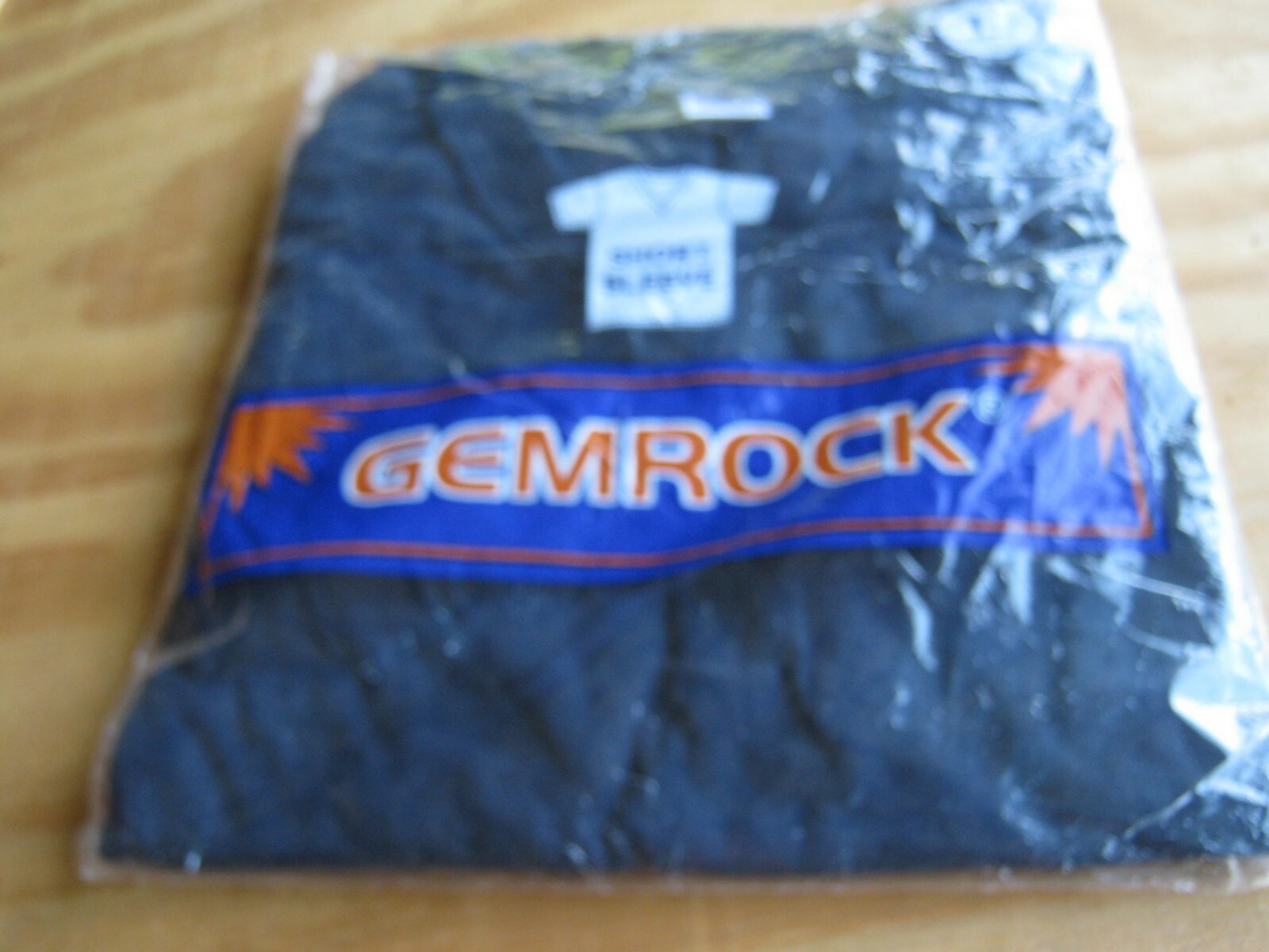 Gemrock Short Sleeve Plain Blue V T-shirt SunWear Fashion Large 100% Cotton