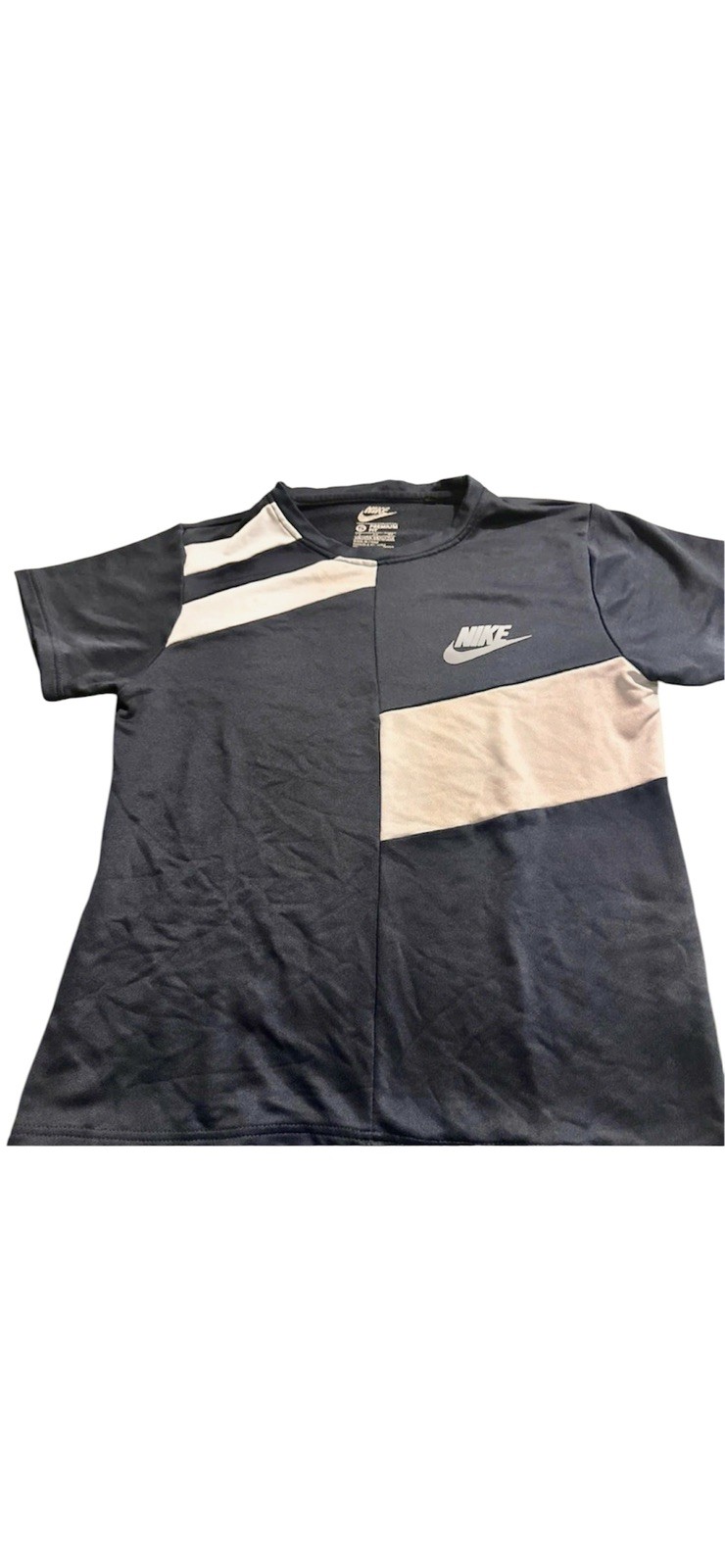 Nike Vintage sportswear t-shirt rare size S color white/ blue