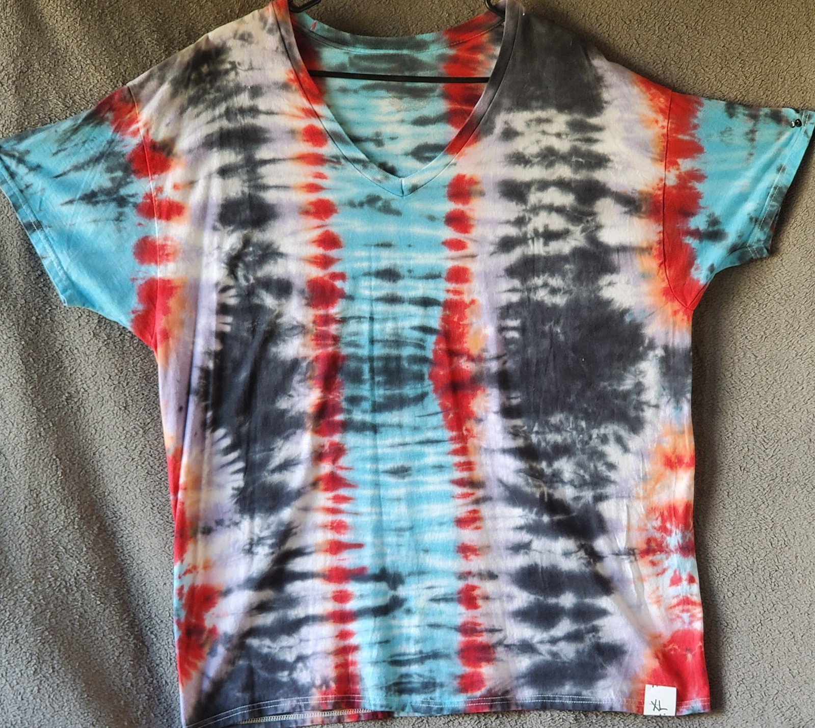 HANES SIZE X-LARGE 100% Cotton Tye Dyed Shirt Pre-washed WON’T FADE VERY SOFT