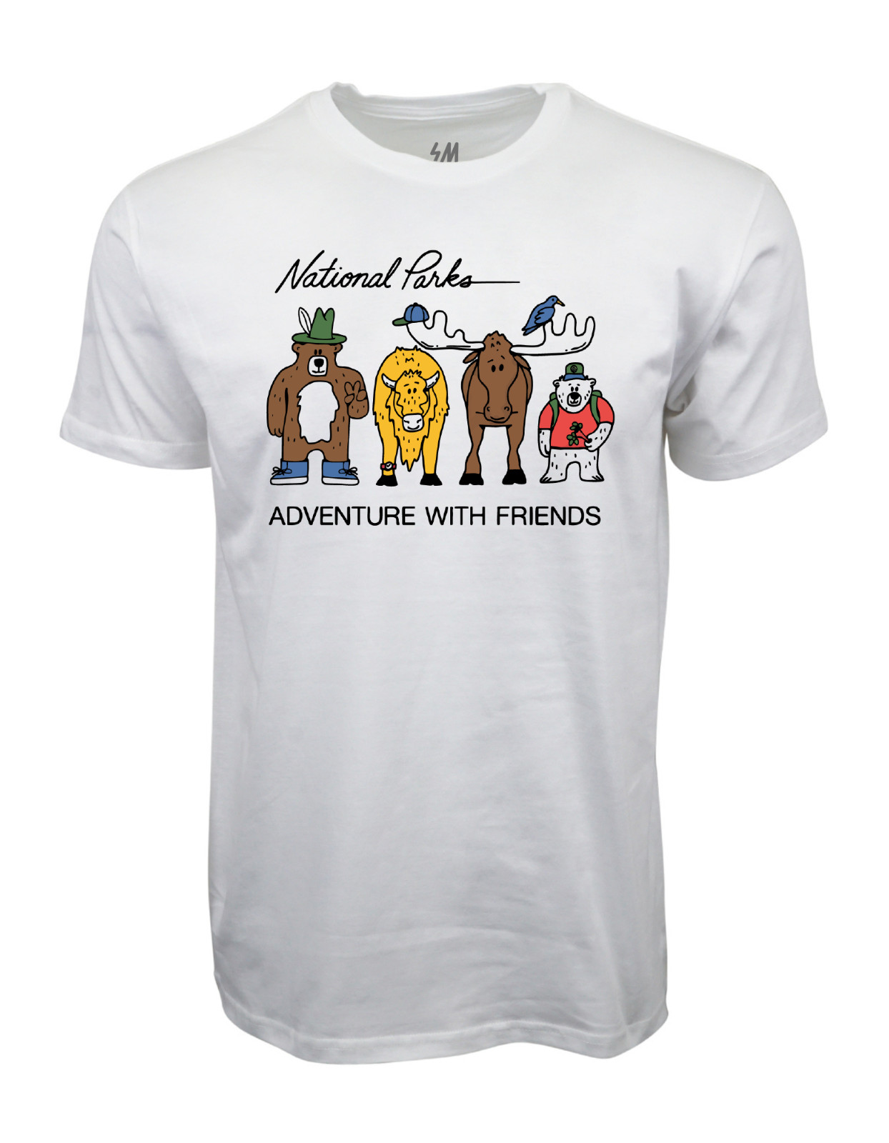 National Parks Adventure With Friends Graphic T shirt