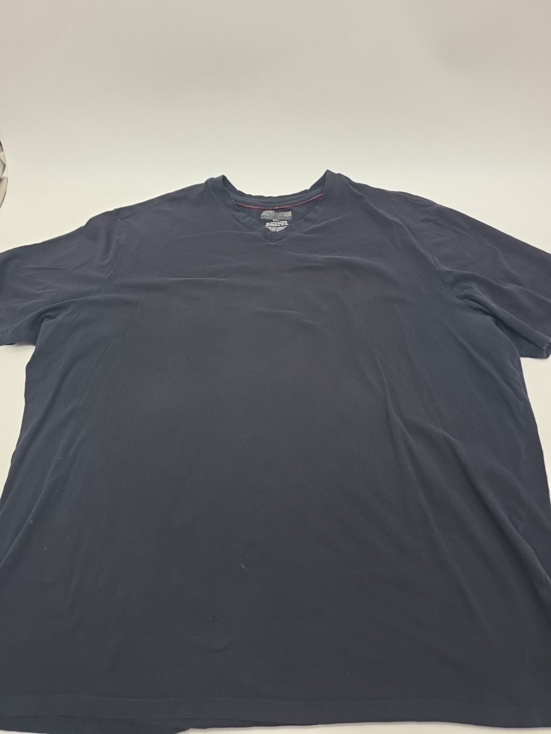 Alfani T-Shirt Men 2XLT Black V Neck Flawed.#41441