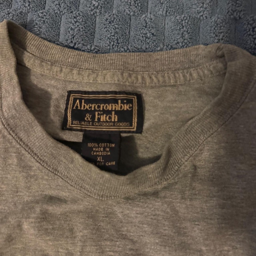 Vintage 90s Gray Abercrombie & Fitch long sleeve shirt #vintage #abercrombie #ma
