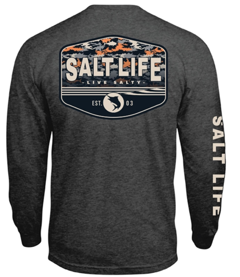 Mens Salt Life Aquatic Journey Graphic Pocket Long Sleeve T-Shirt – Large – NWOT