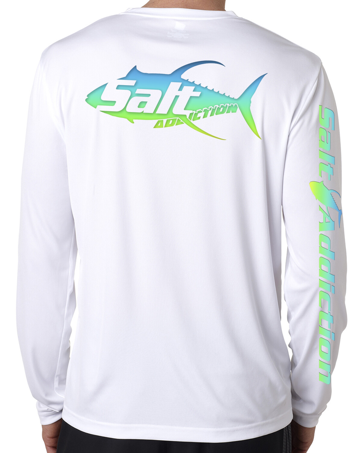 Salt Addiction T shirt long sleeve microfiber ocean fishing apparel Uv 50+