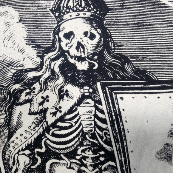Black Craft Cult Eternal skeleton tee #goth #mallgoth size small Chest 18