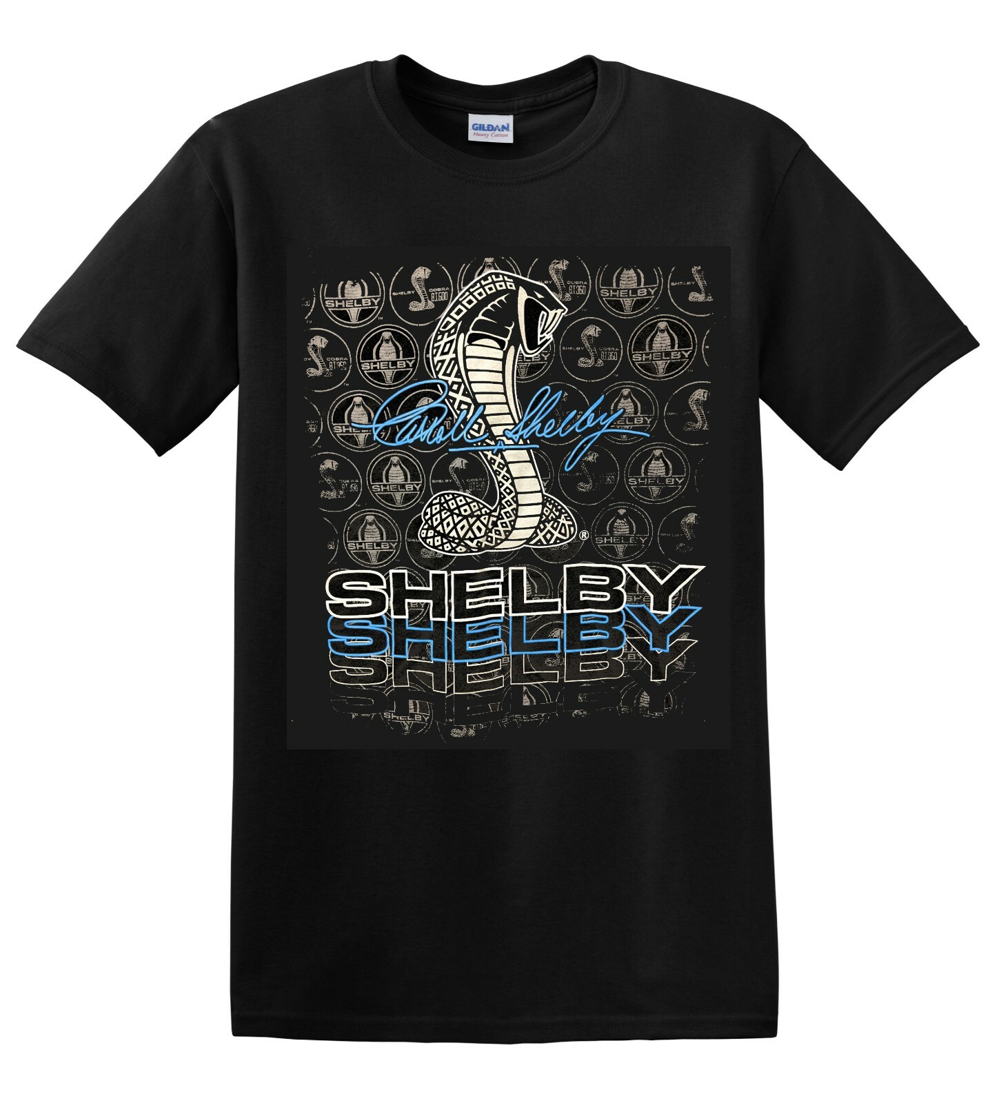 David Carey Ford Shelby Carroll Triple Threat Cobra Mustang Cars T Shirt 48666