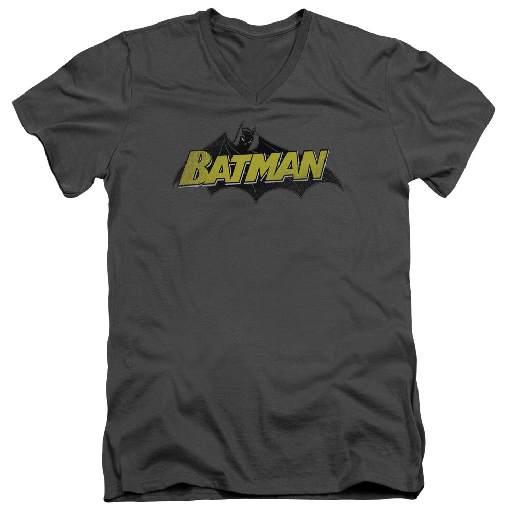 Batman Classic Comic Logo DC Comics Licensed Adult T-Shirt