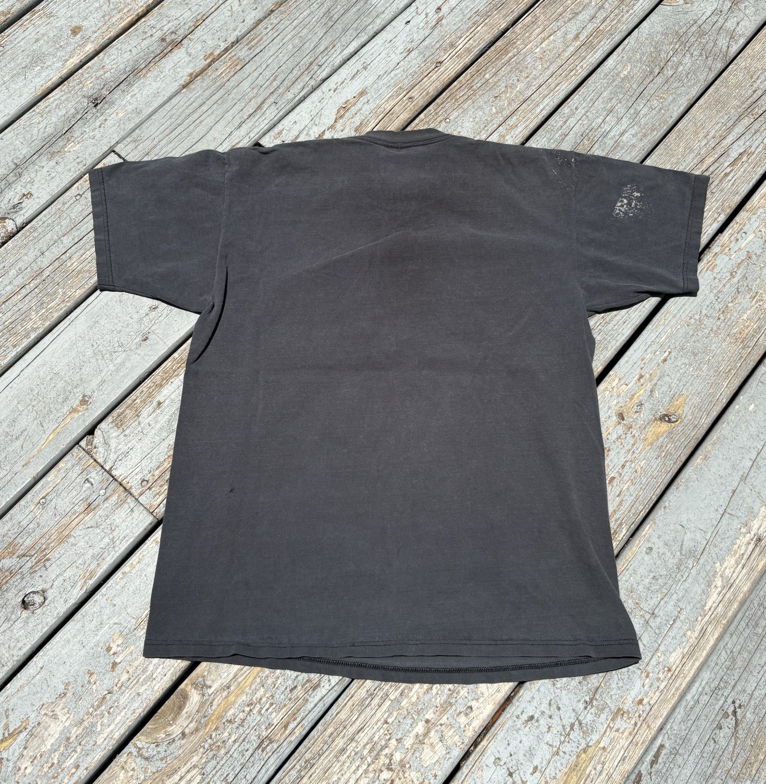 VINTAGE TAZ TASMANIAN DEVIL LOONEY TUNES BIG FACE TEE SHIRT BLACK LARGE 90s